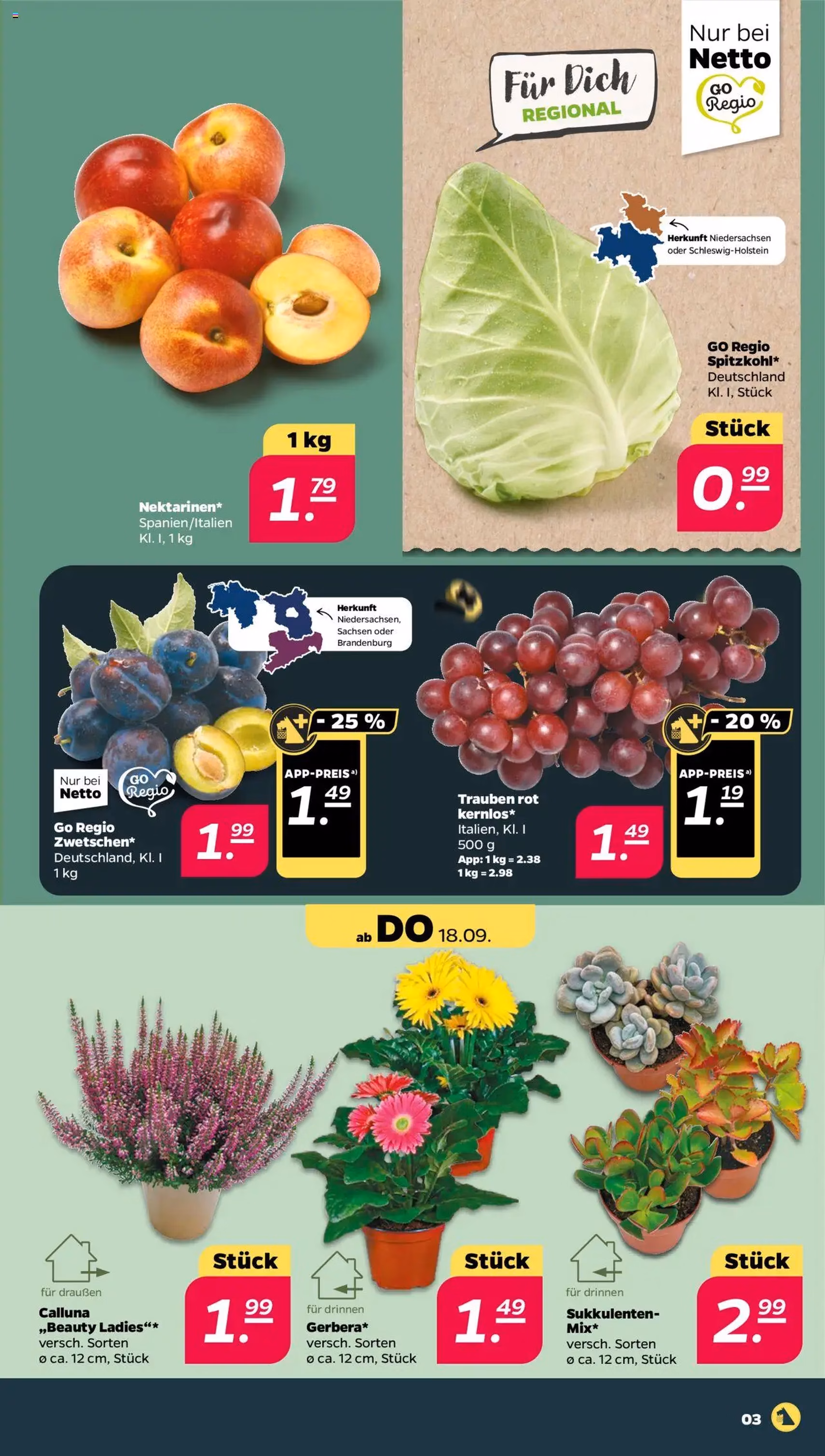 Netto Prospekt - Gültiger Prospekt ab 15.09.2025, Seite 3 von insgesamt 33 Netto Prospekt - Gültiger Prospekt ab 15.09.2025, Seite 3 von insgesamt 33