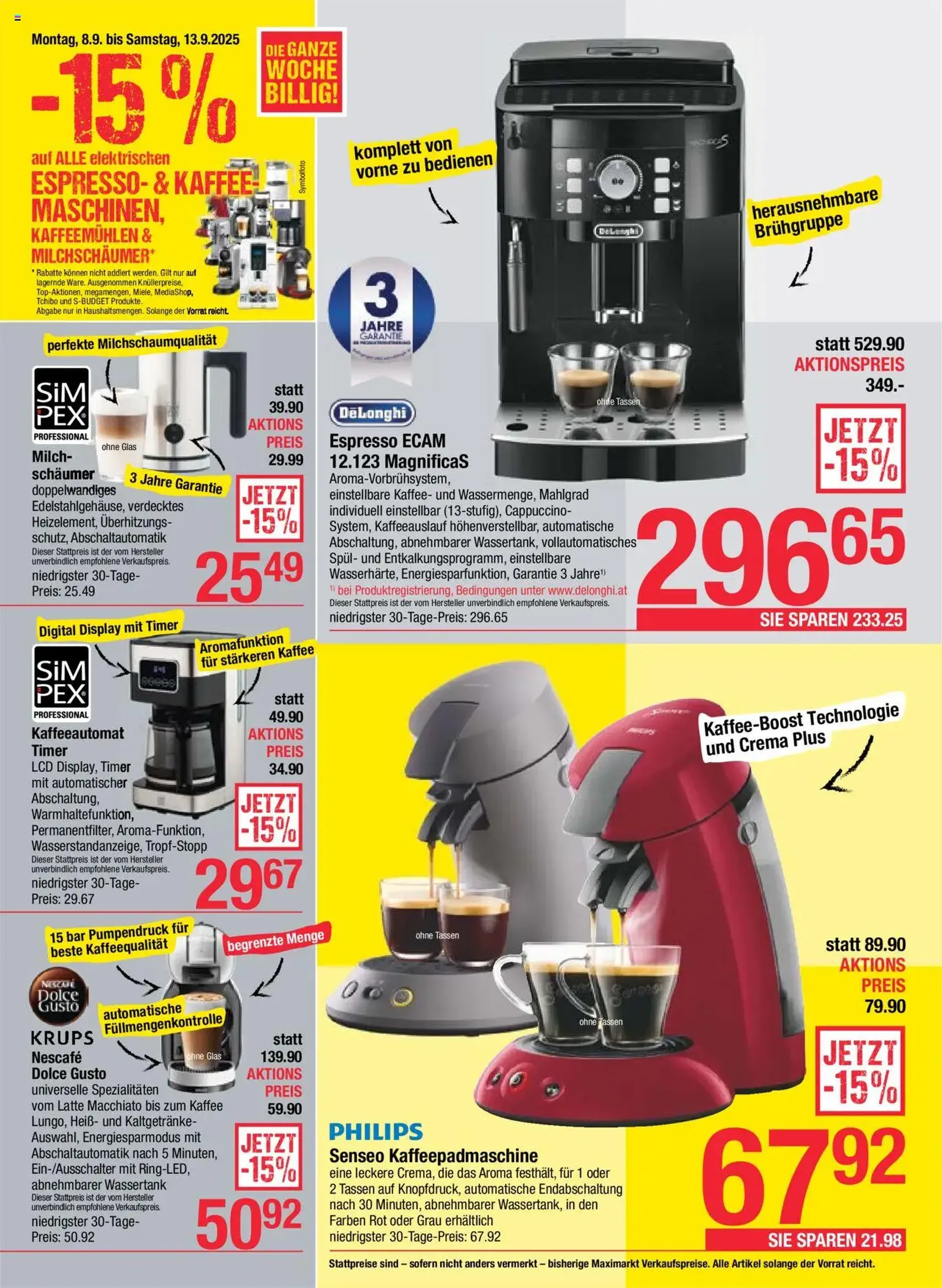 Maximarkt Flugblatt - Gültiger Prospekt ab 08.09.2025, Seite 12 von insgesamt 20 Maximarkt Flugblatt - Gültiger Prospekt ab 08.09.2025, Seite 12 von insgesamt 20