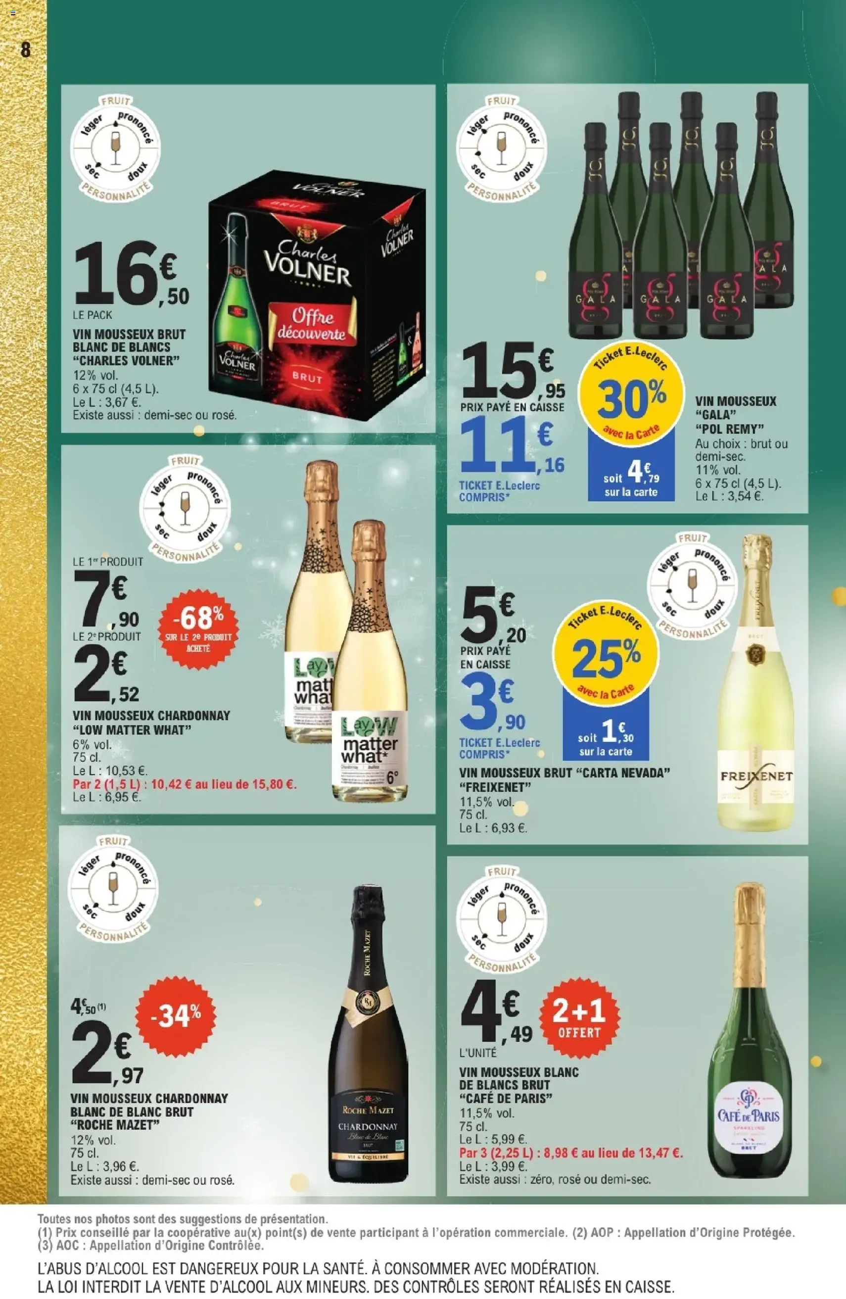 E.Leclerc catalogue semaine 51 - brochure valable à partir du 16/12/2025, page 8 sur 64