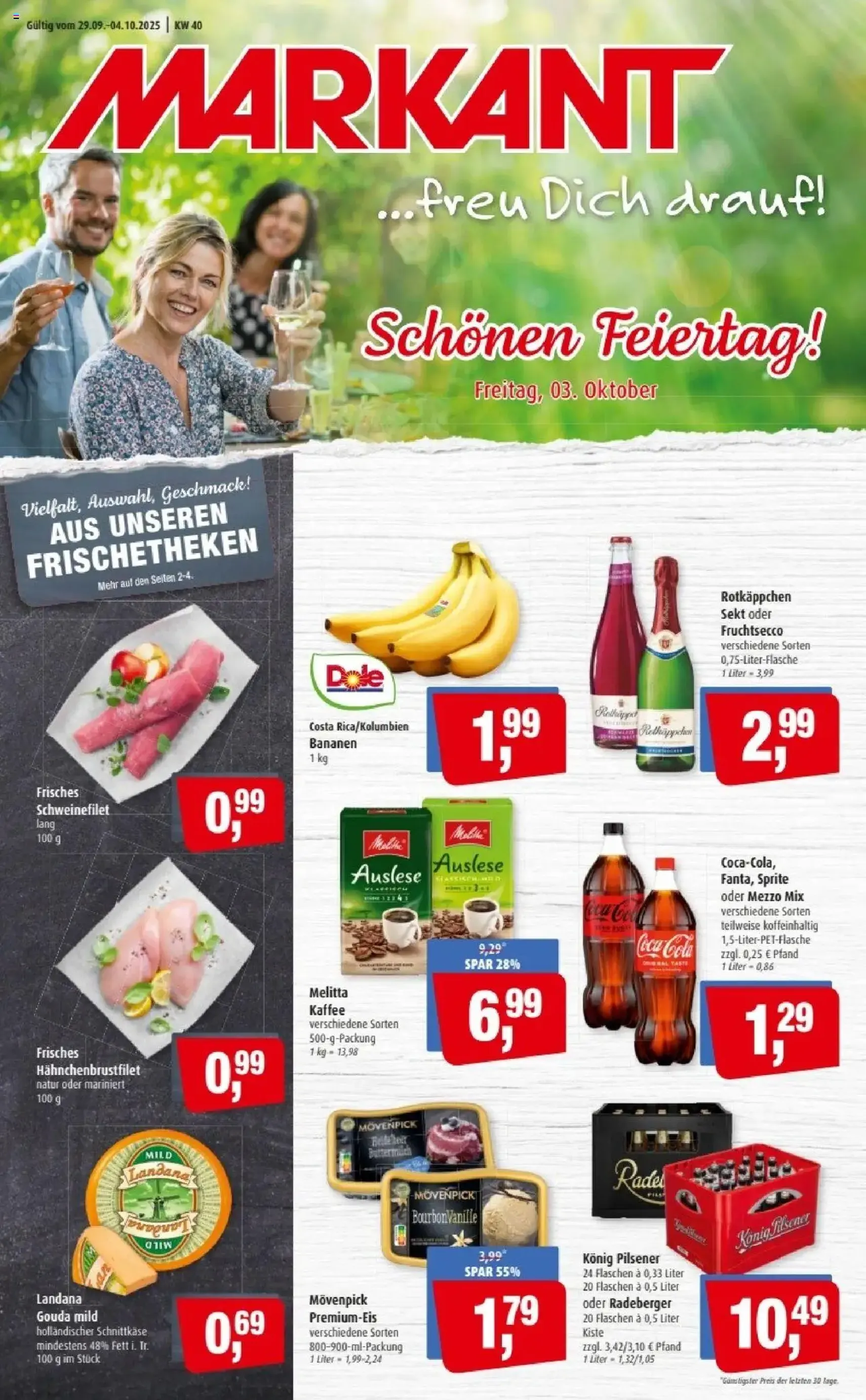 Markant Prospekt - Gültiger Prospekt ab 29.09.2025, Seite 1 von insgesamt 14