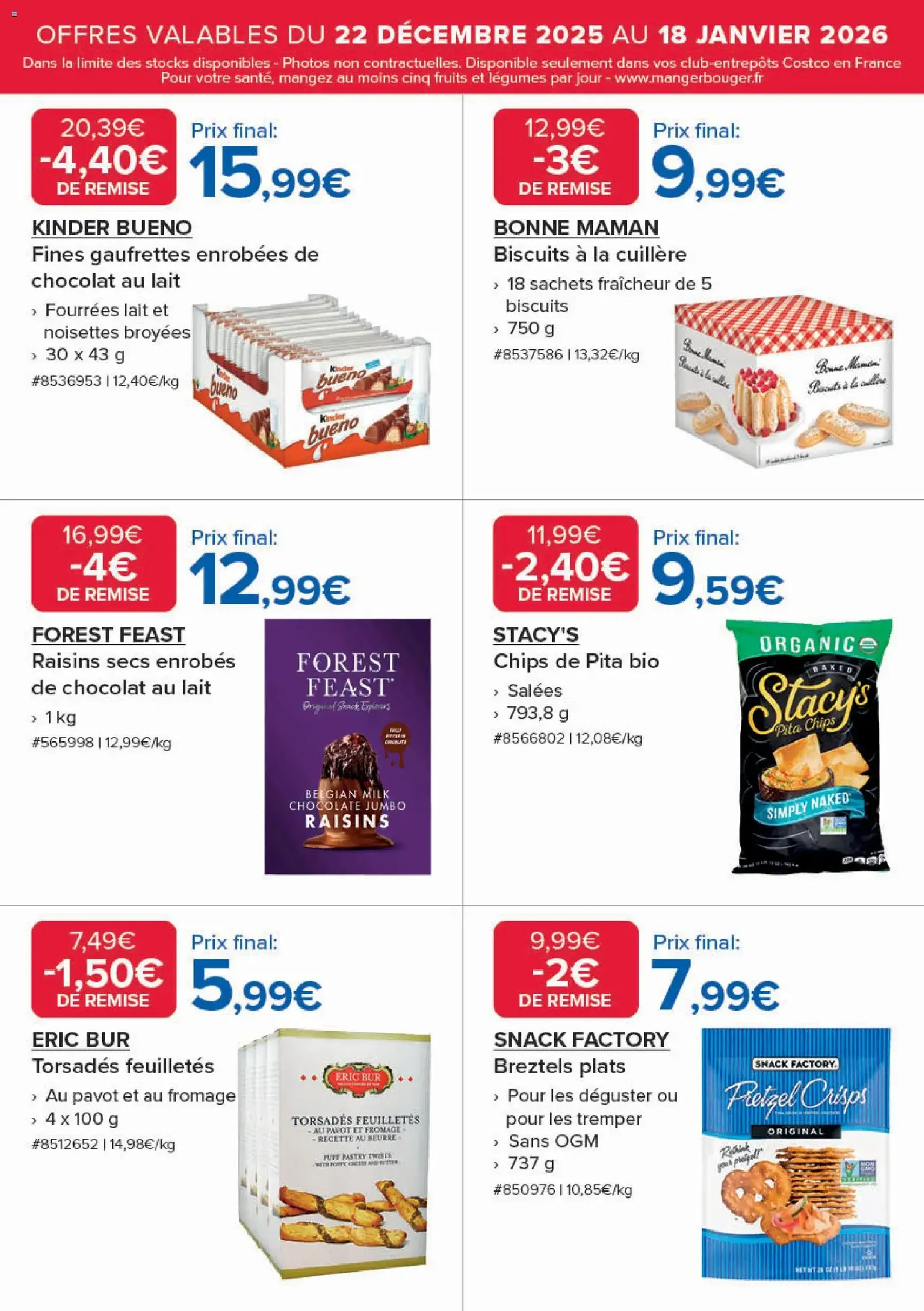 Costco catalogue - brochure valable à partir du 22/12/2025, page 2 sur 20