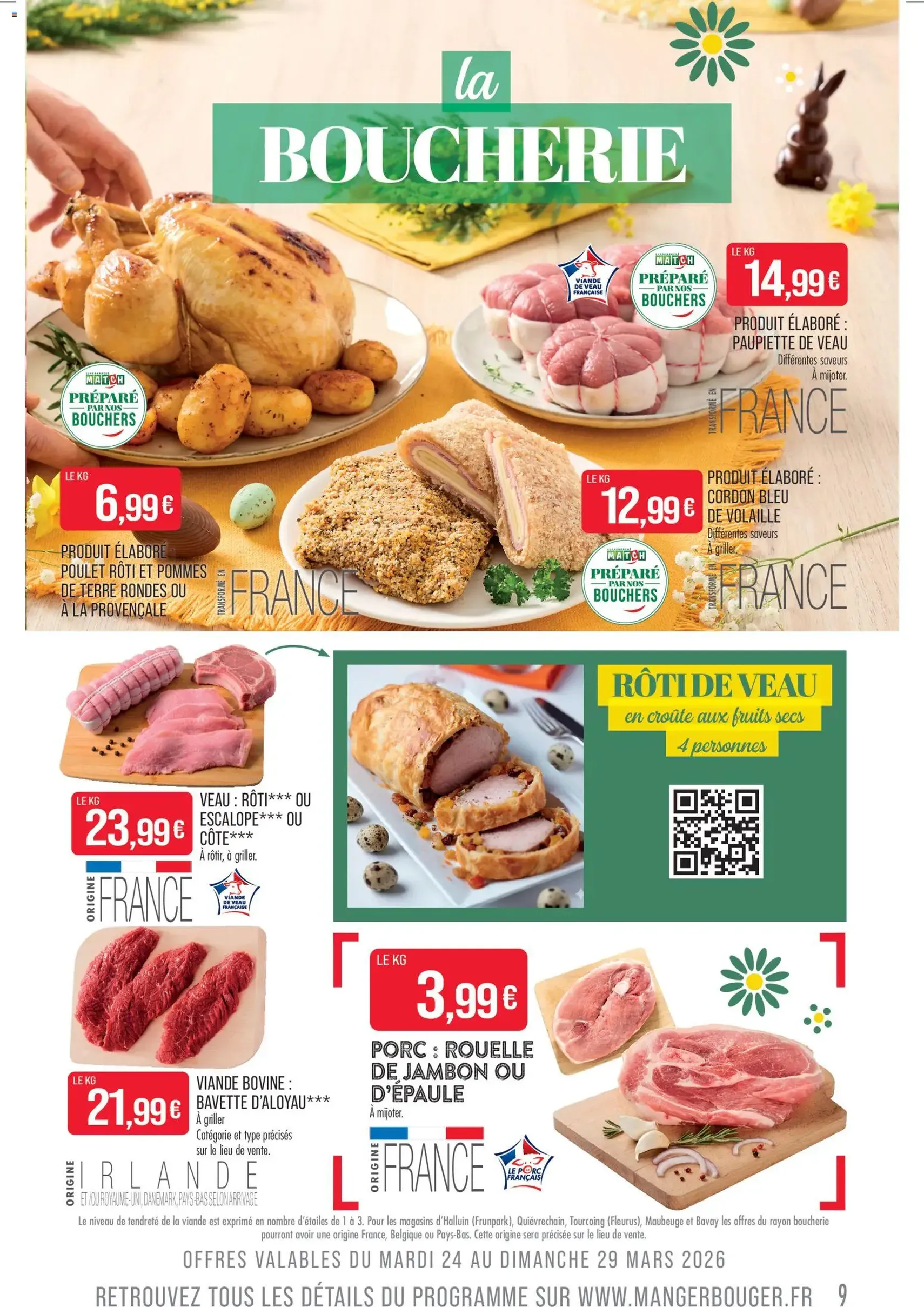 Match Supermarché catalogue - brochure valable à partir du 24/03/2026, page 9 sur 42