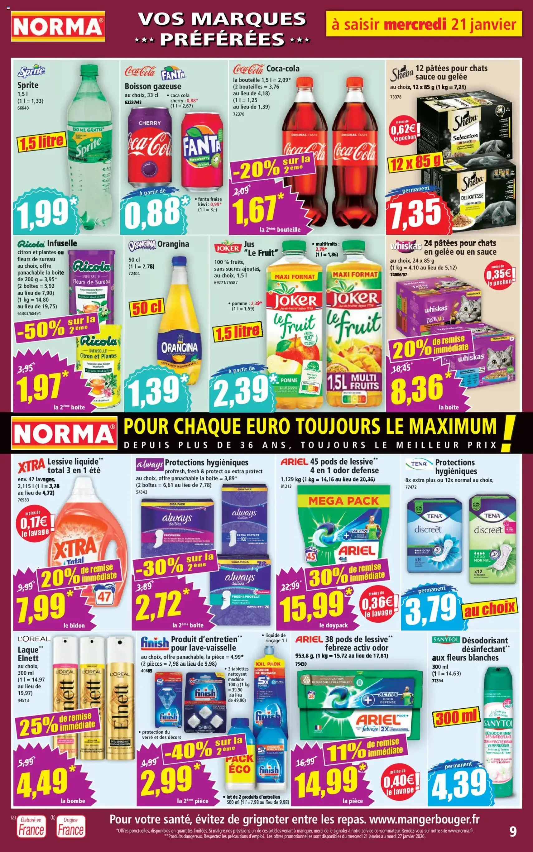 Norma catalogue - brochure valable à partir du 21/01/2026, page 9 sur 14
