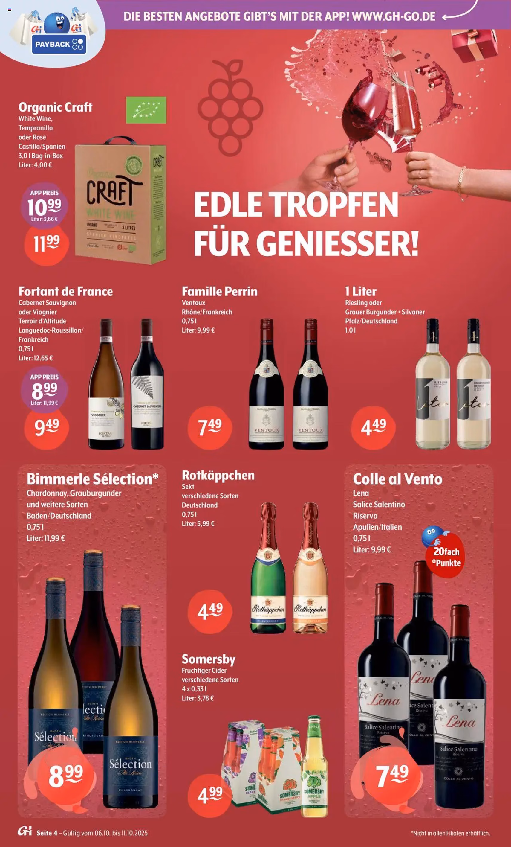 Trink und Spare Prospekt - Gültiger Prospekt ab 06.10.2025, Seite 4 von insgesamt 11