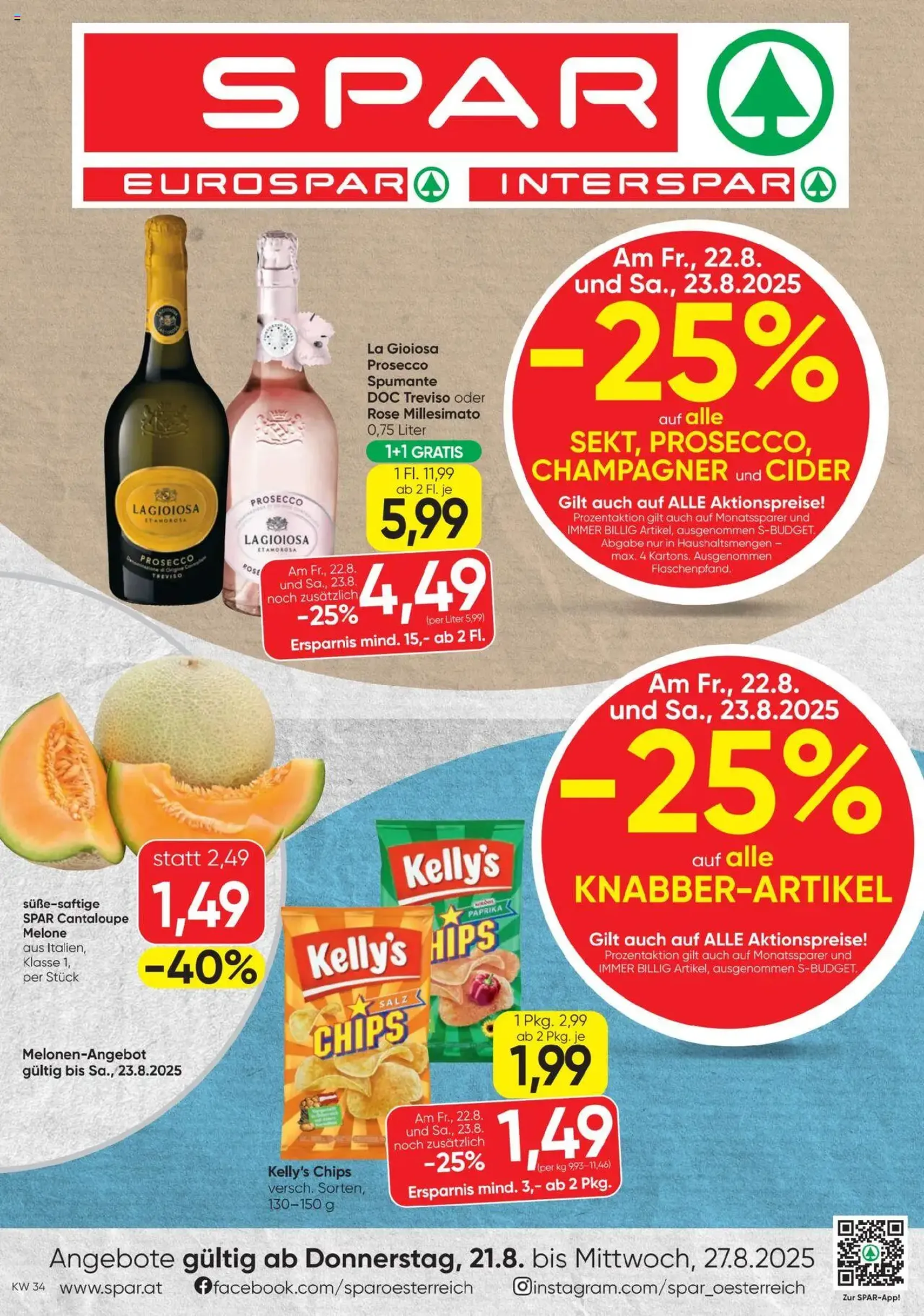 Spar Flugblatt - Gültiger Prospekt ab 21.08.2025, Seite 1 von insgesamt 16 Spar Flugblatt - Gültiger Prospekt ab 21.08.2025, Seite 1 von insgesamt 16