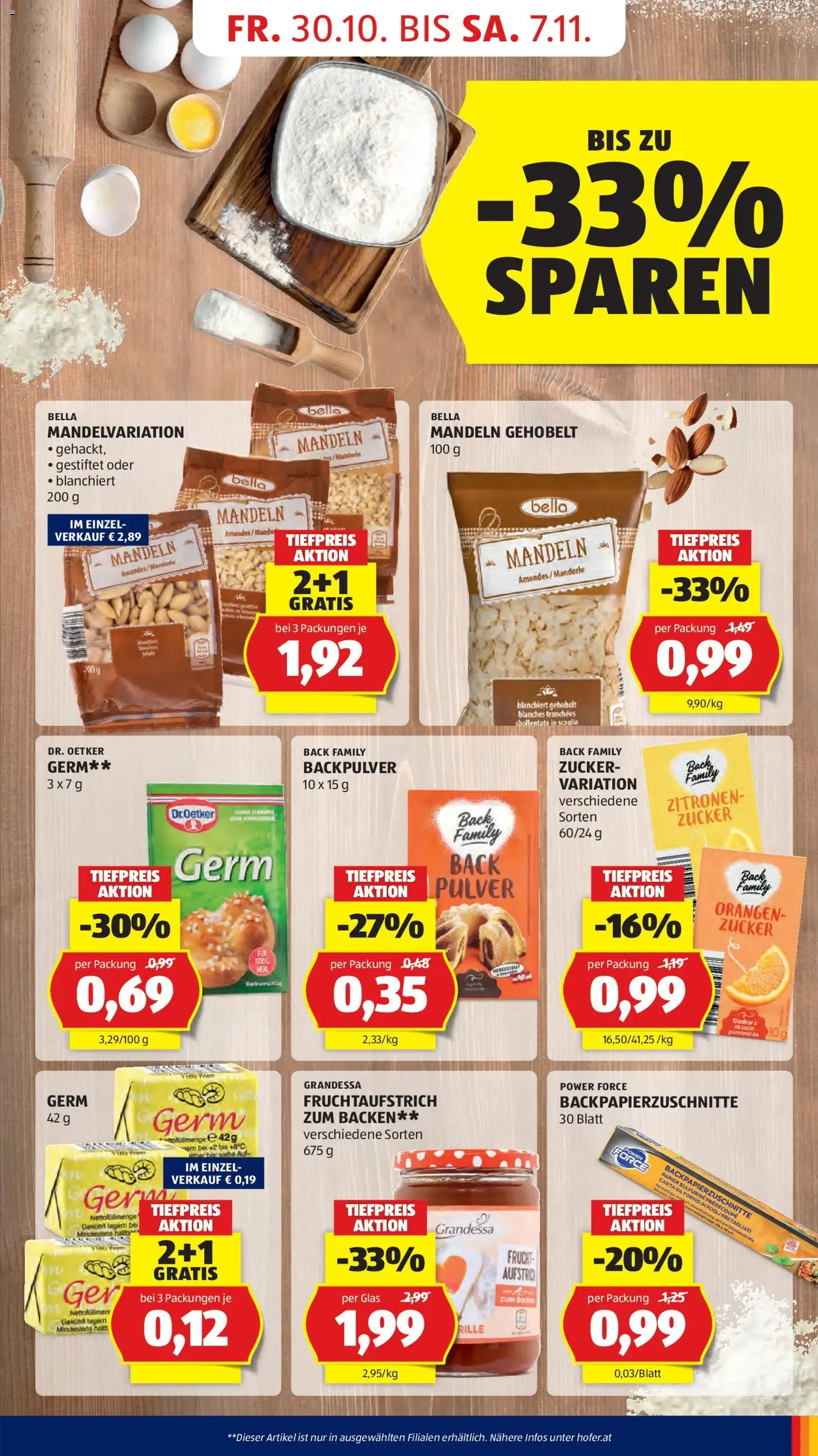 Hofer Flugblatt - Gültiger Prospekt ab 30.10.2026, Seite 17 von insgesamt 50