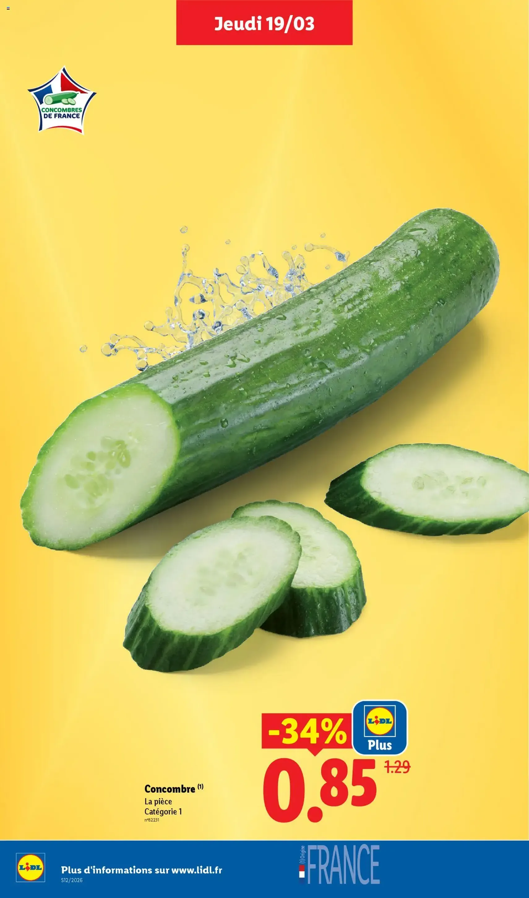 LIDL catalogue semaine 12 - brochure valable à partir du 19/03/2026, page 3 sur 59