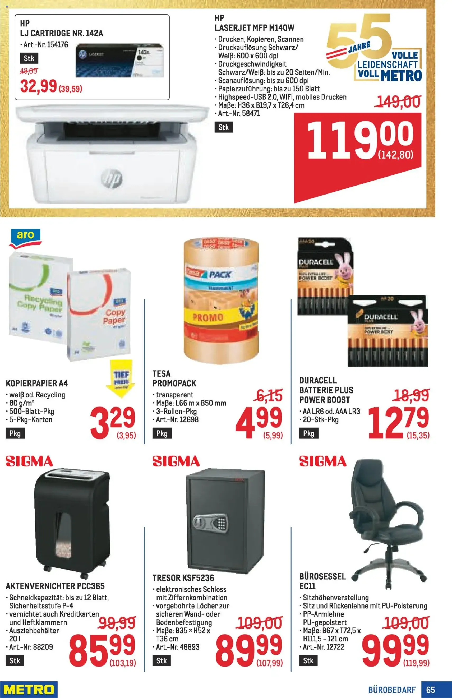 Metro angebote Profi - Gültiger Prospekt ab 05.03.2026, Seite 65 von insgesamt 72