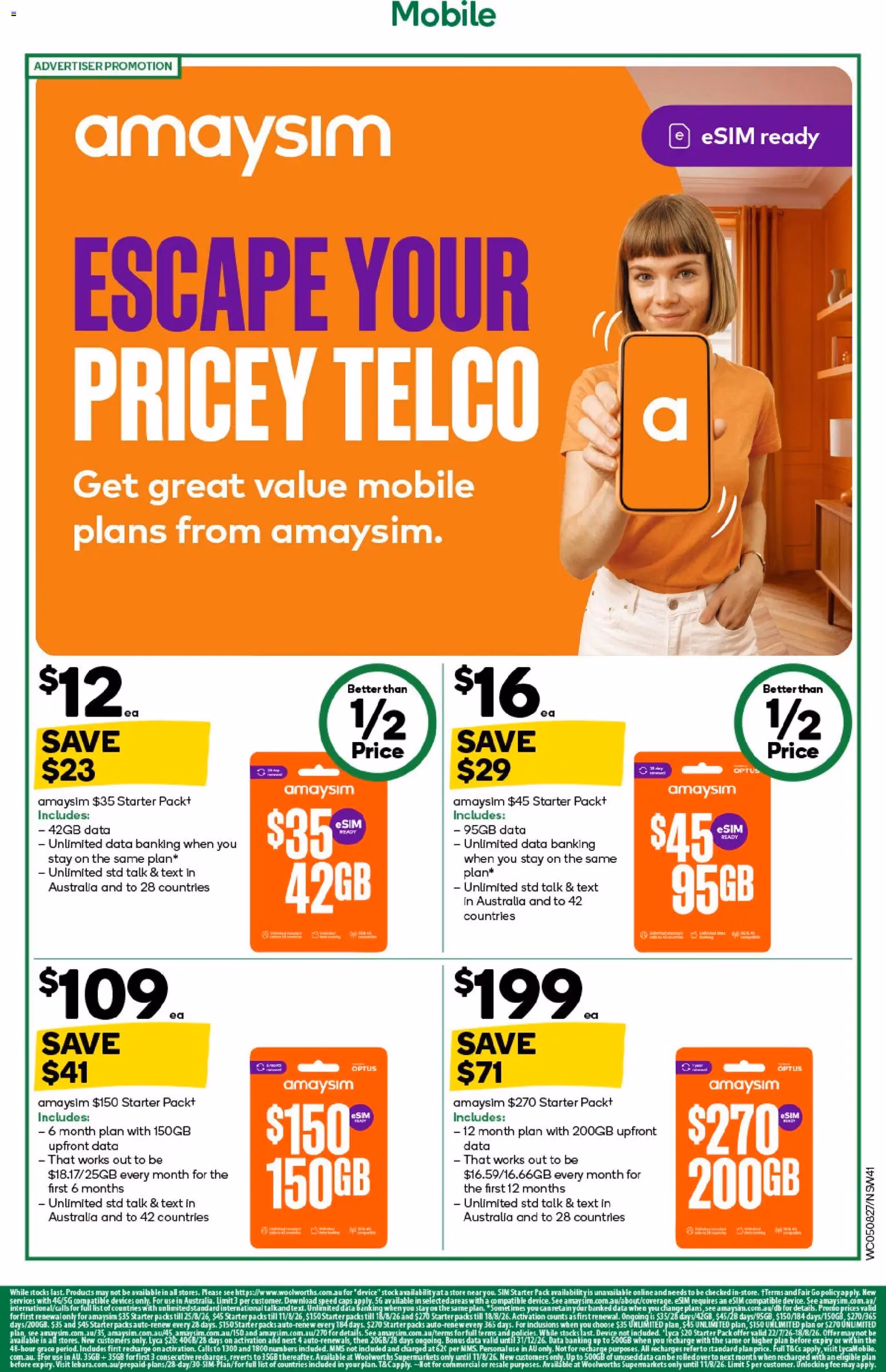 Woolworths catalogue - valid flyer from 05/08/2026, page 41 of 46