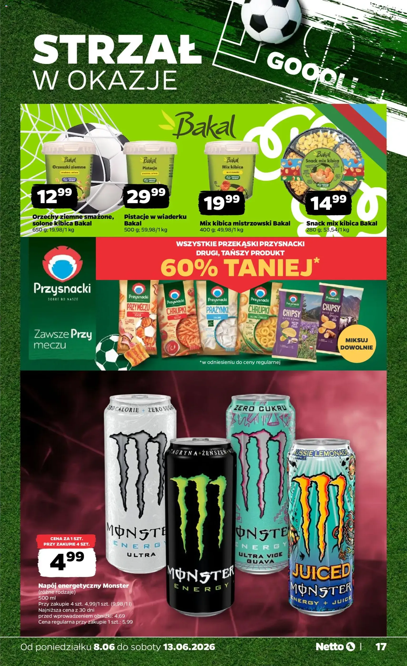 Netto gazetka od poniedziałku spożywcza - ważny gazetka od 08.06.2026 strona 17 z 41
