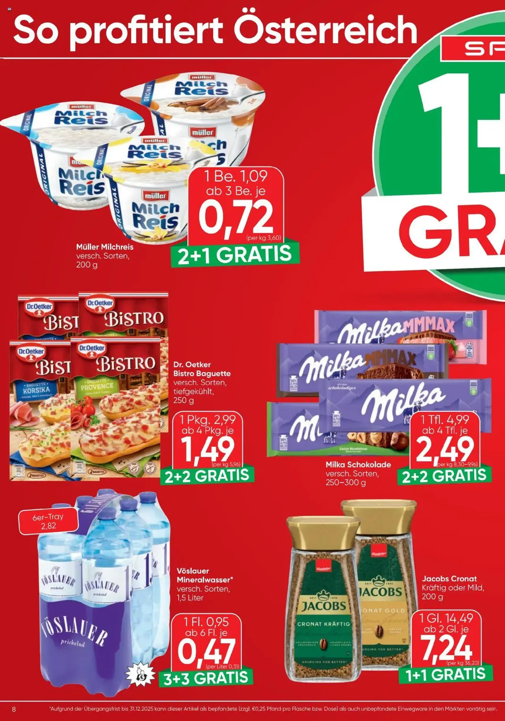 Spar Flugblatt - Gültiger Prospekt ab 16.10.2025, Seite 8 von insgesamt 16 Spar Flugblatt - Gültiger Prospekt ab 16.10.2025, Seite 8 von insgesamt 16