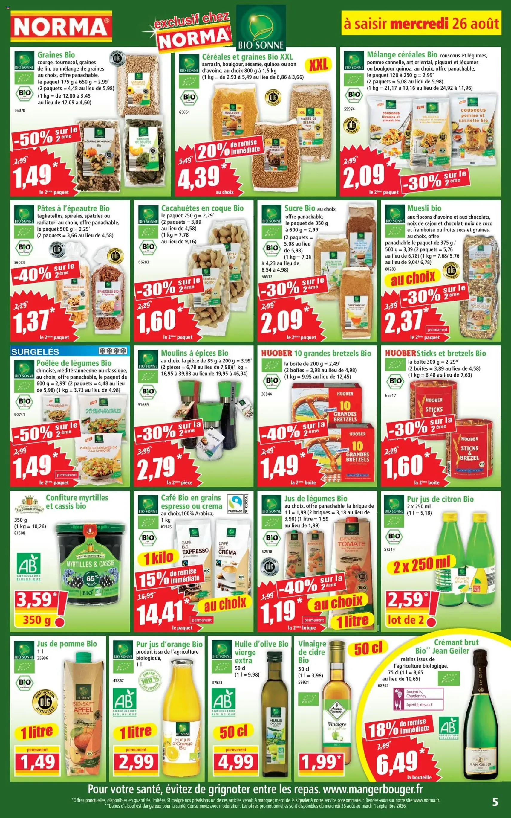 Norma catalogue - brochure valable à partir du 26/08/2026, page 5 sur 12