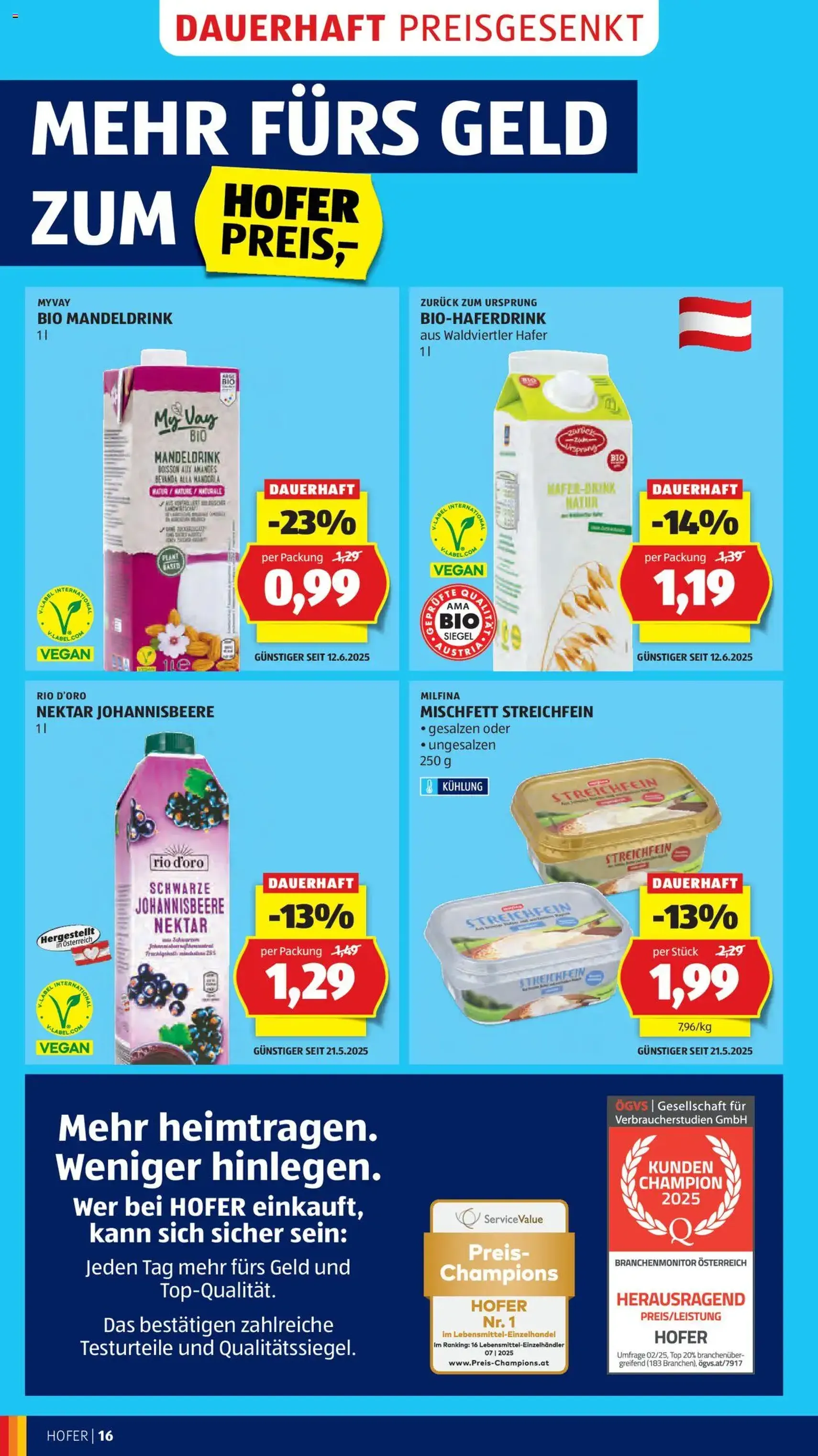 Hofer Flugblatt - Gültiger Prospekt ab 22.08.2025, Seite 18 von insgesamt 45