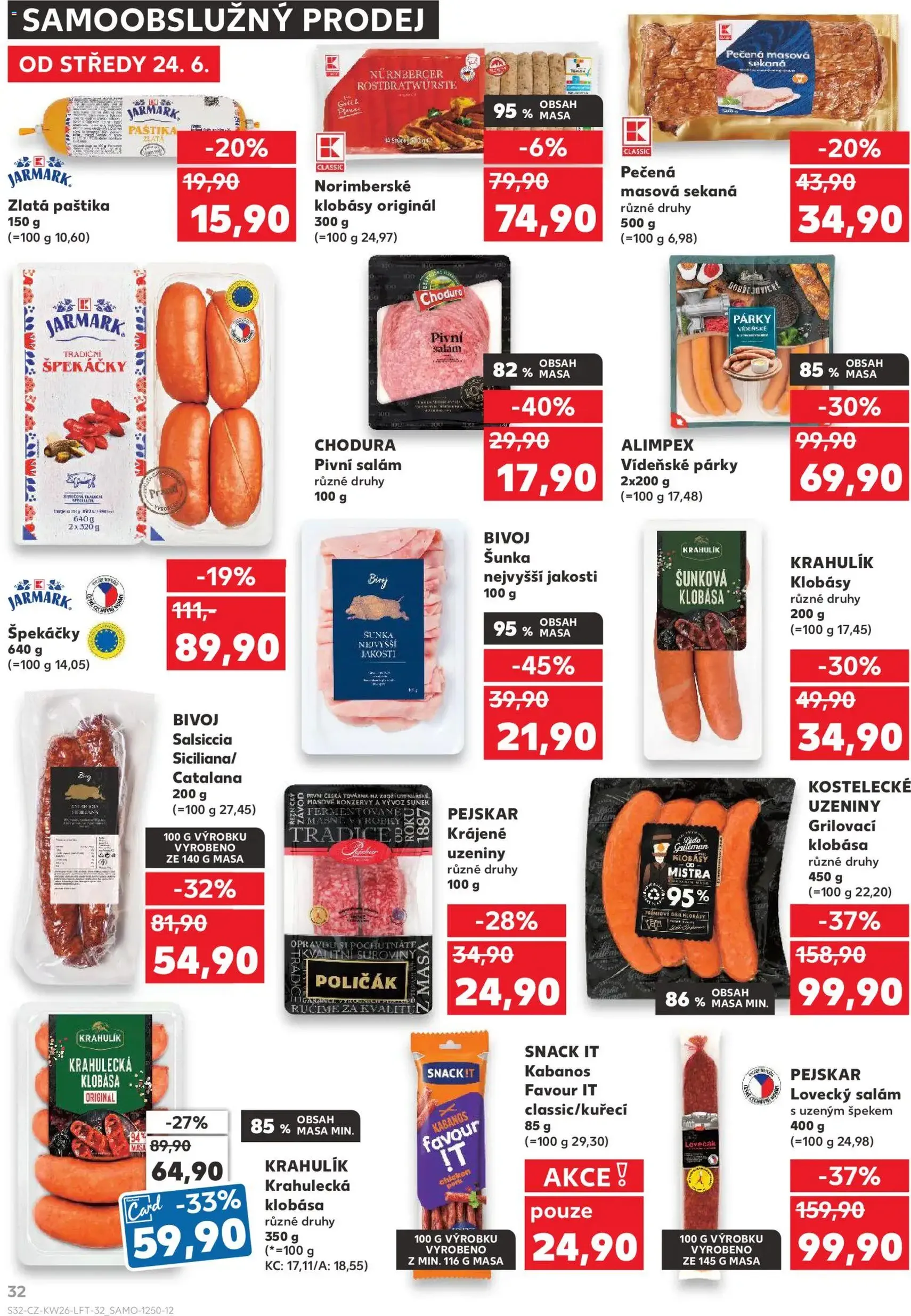 Kaufland leták - platný leták od 24.06.2026 strana 32 z 54