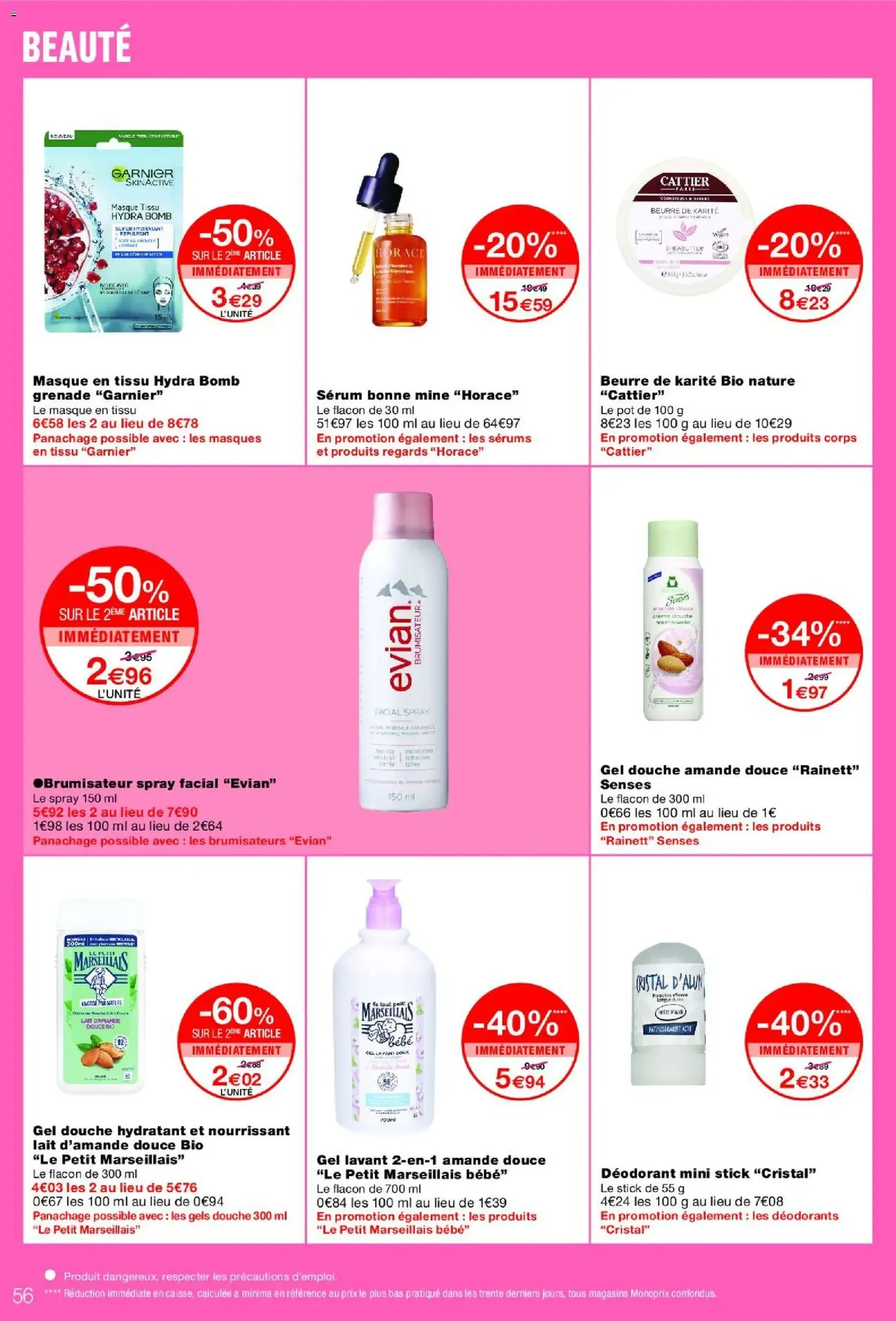 Monoprix catalogue - brochure valable à partir du 16/06/2026, page 56 sur 65
