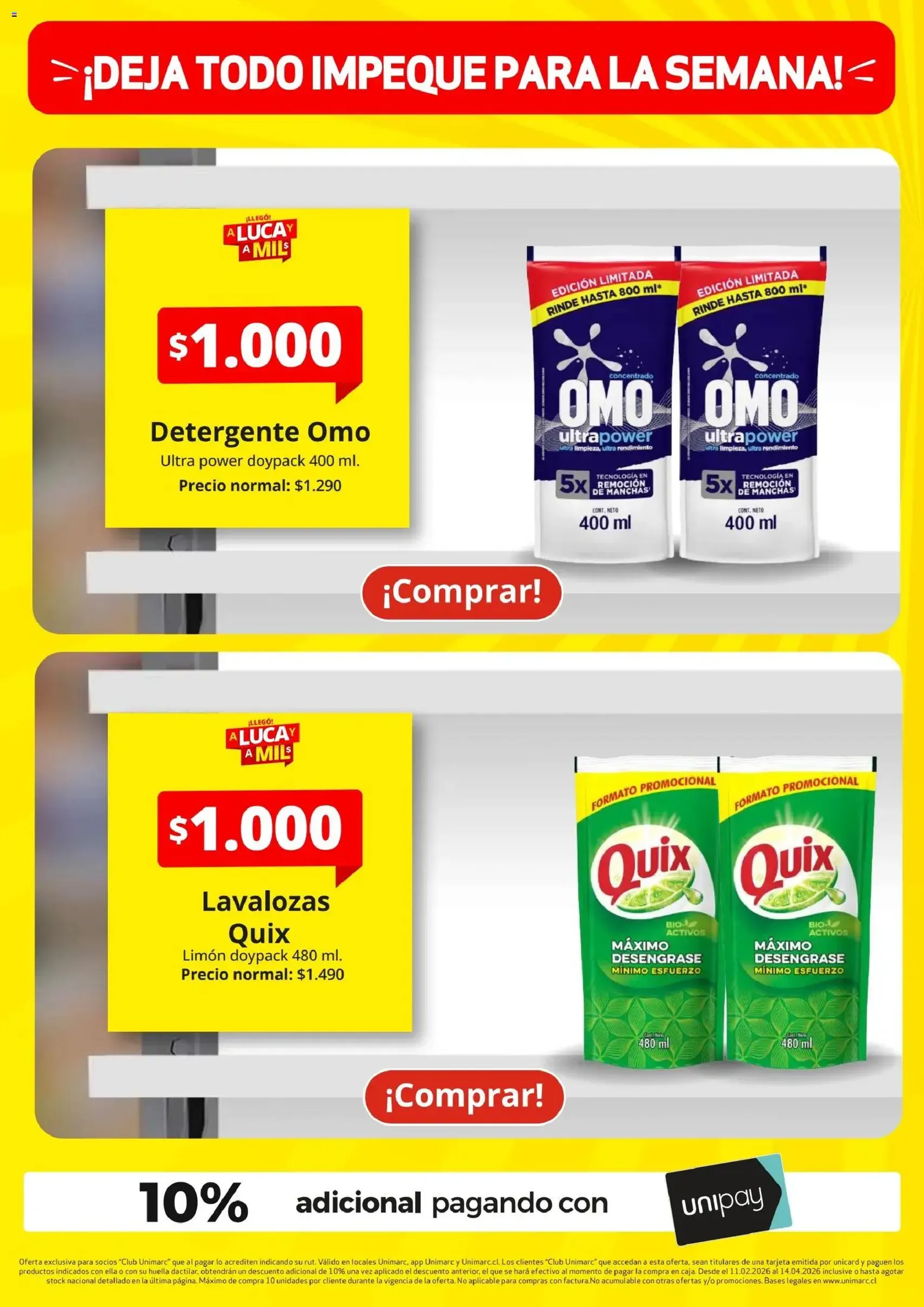 Unimarc Ofertas - folleto válido desde 11.02.2026 página 22 de 26