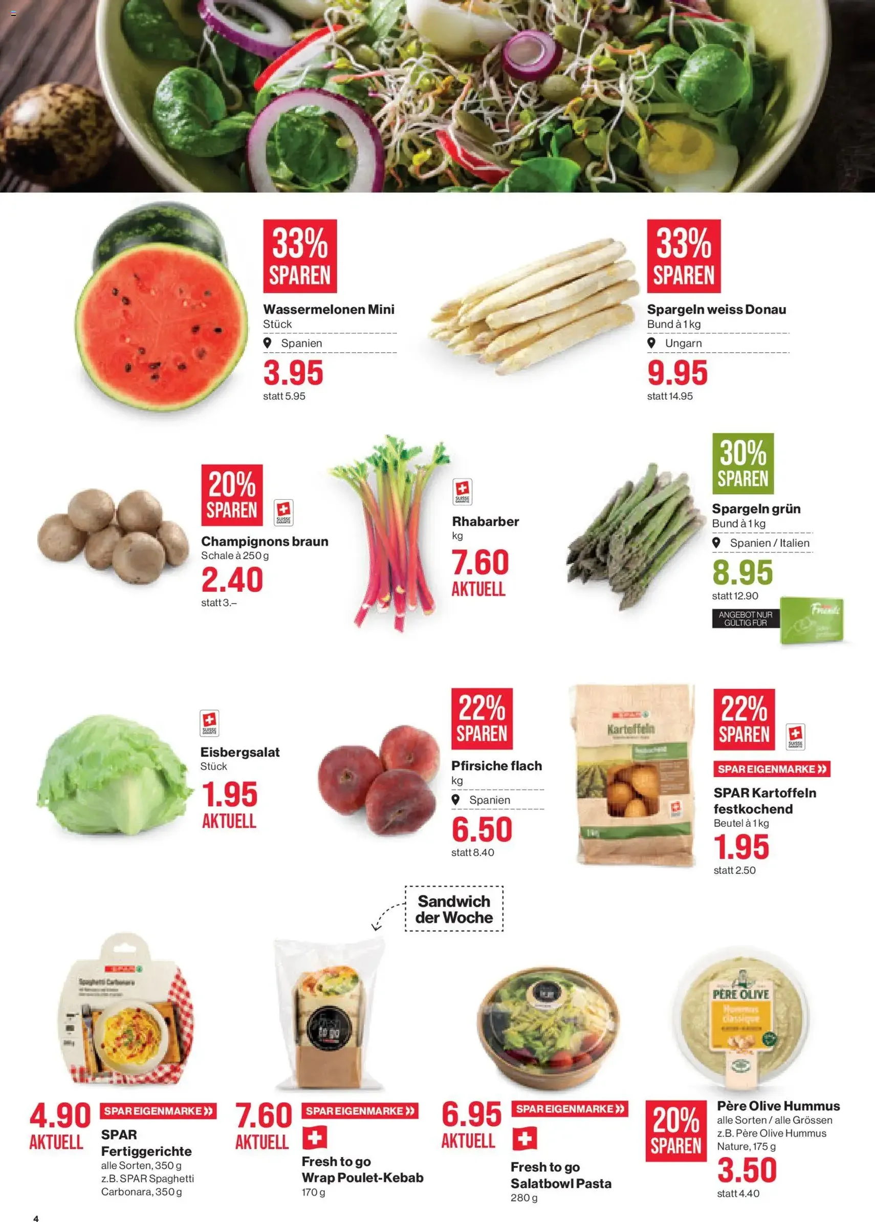 SPAR aktionen - Gültiger Prospekt ab 07.05.2026, Seite 4 von insgesamt 19
