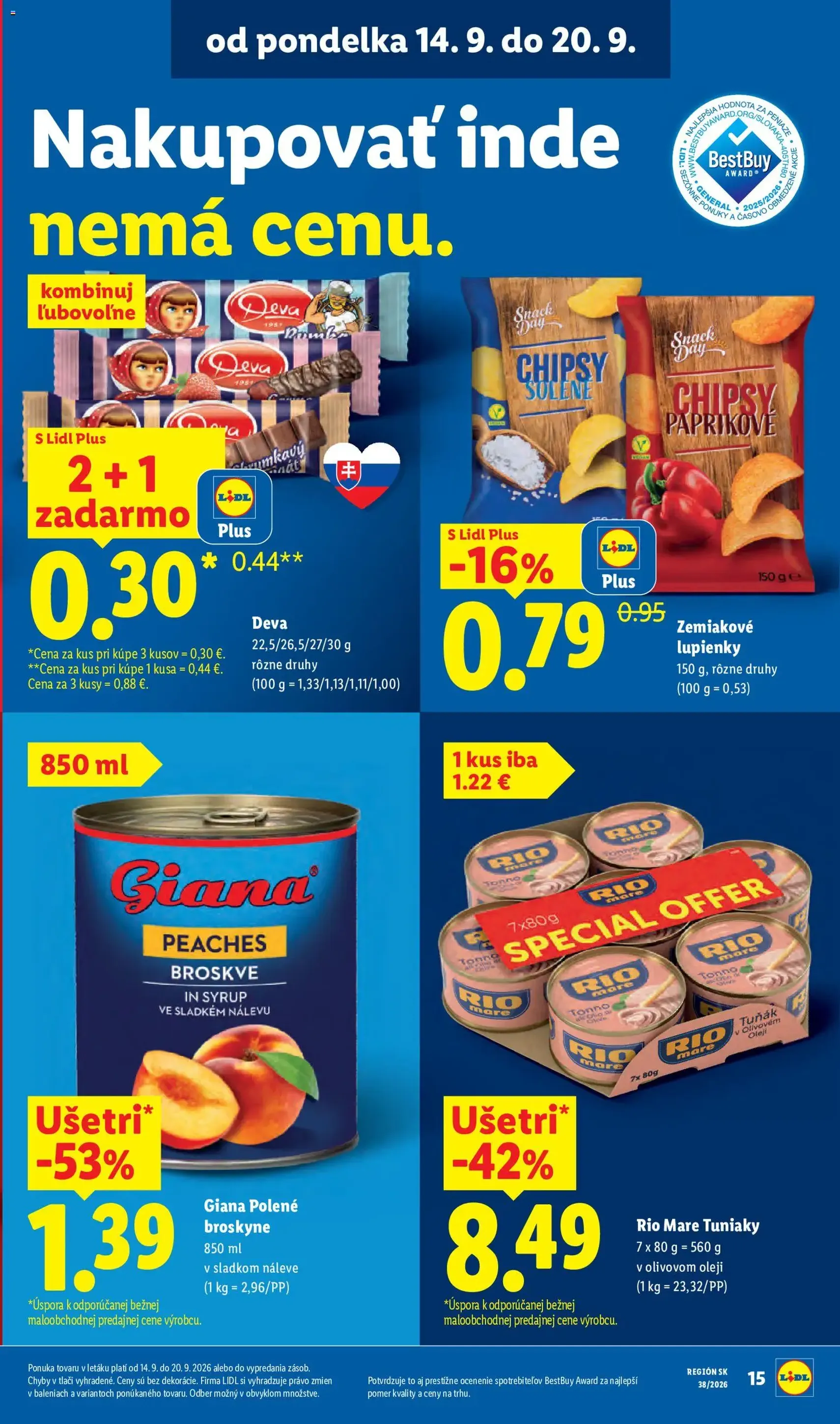 Lidl leták - platný leták od 14.09.2026 strana 21 z 105