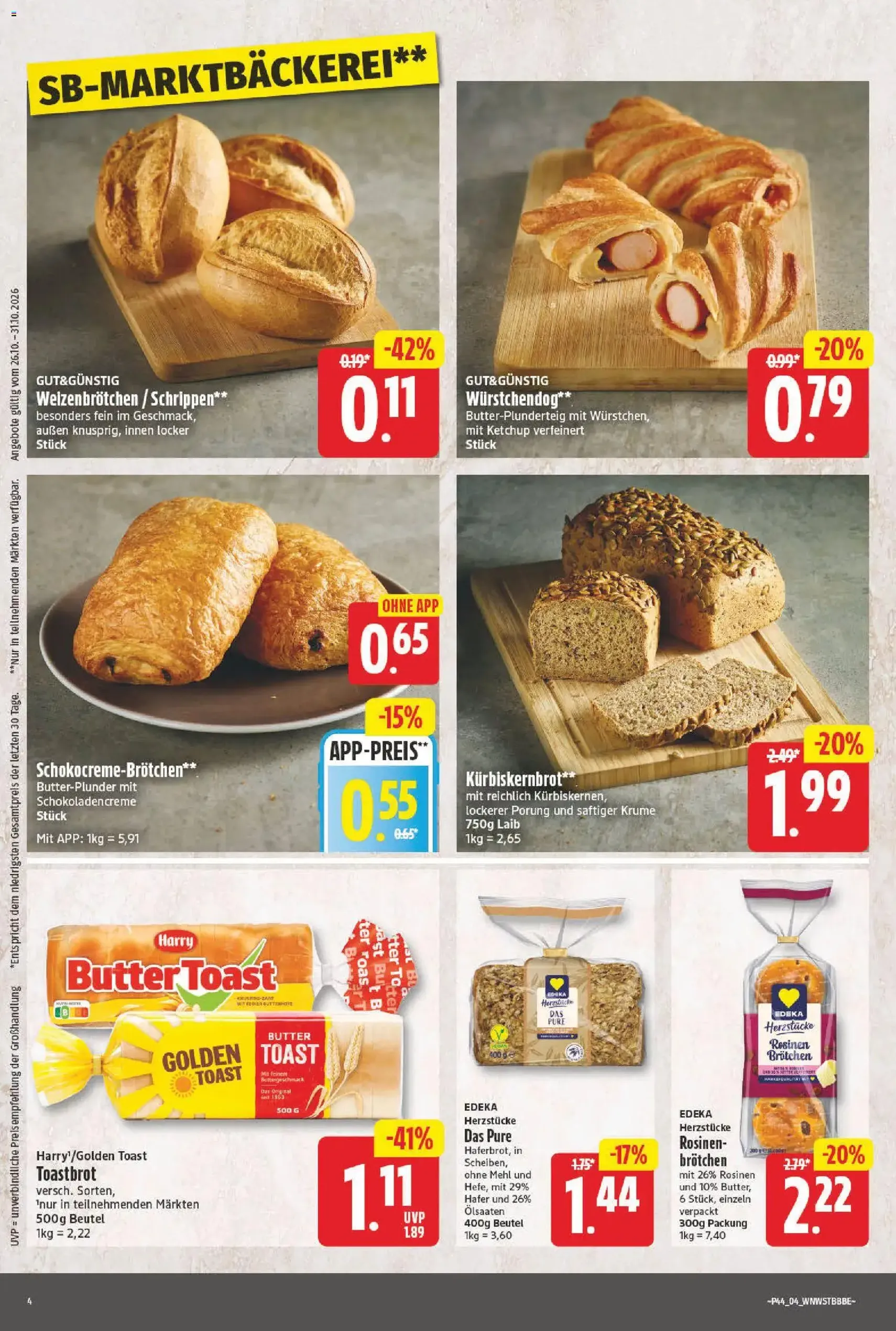 NP Discount Prospekt - Gültiger Prospekt ab 26.10.2026, Seite 4 von insgesamt 15