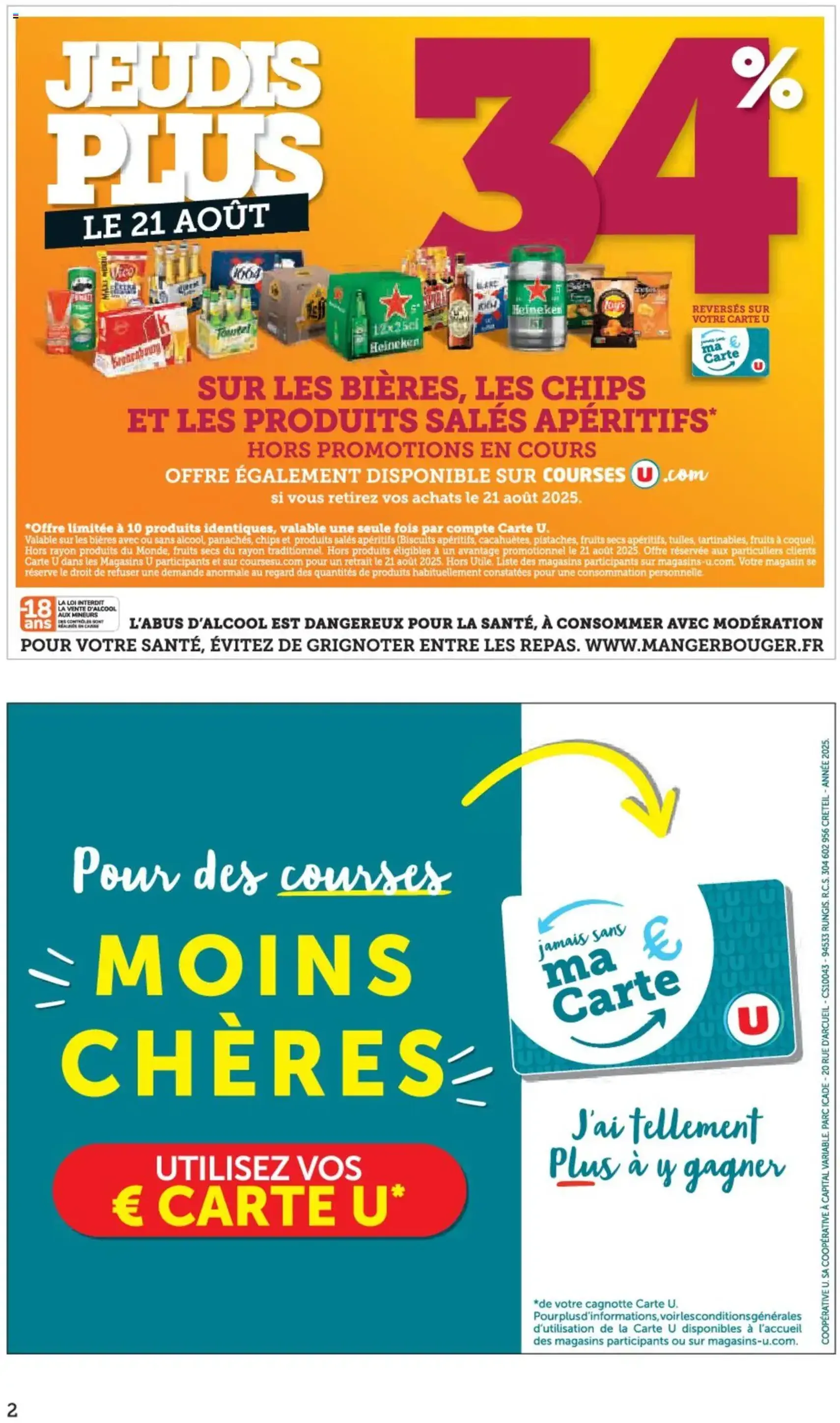 Super U catalogue - brochure valable à partir du 12/08/2025, page 2 sur 24 Super U catalogue - brochure valable à partir du 12/08/2025, page 2 sur 24