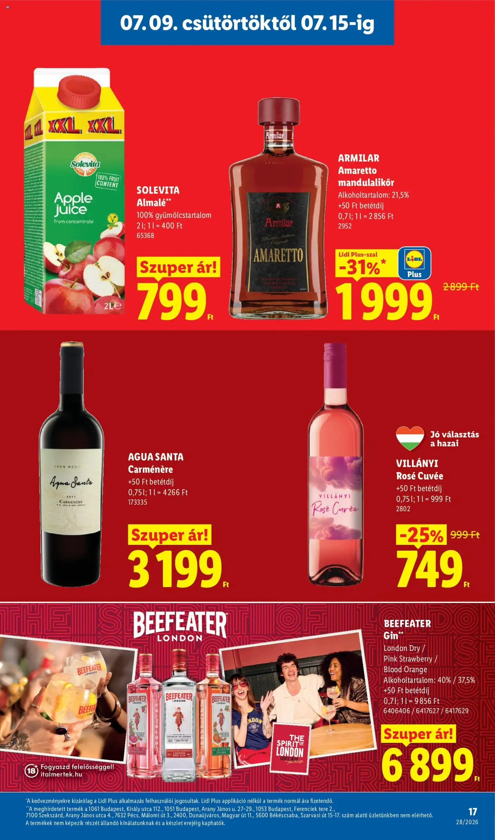 Lidl akciós újság - 2026.07.09. érvényes szórólap 17 oldal 80 oldalból