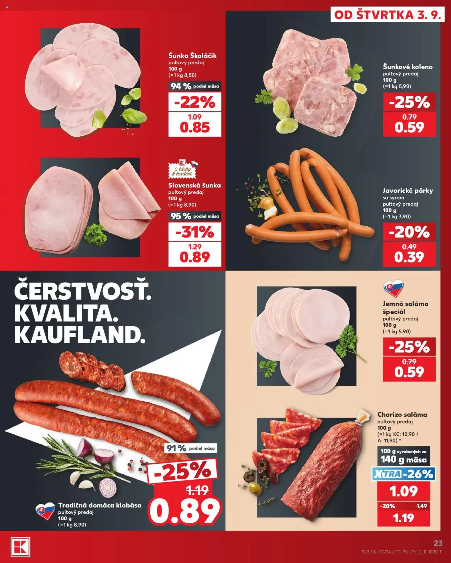 Kaufland leták - platný leták od 03.09.2026 strana 23 z 80