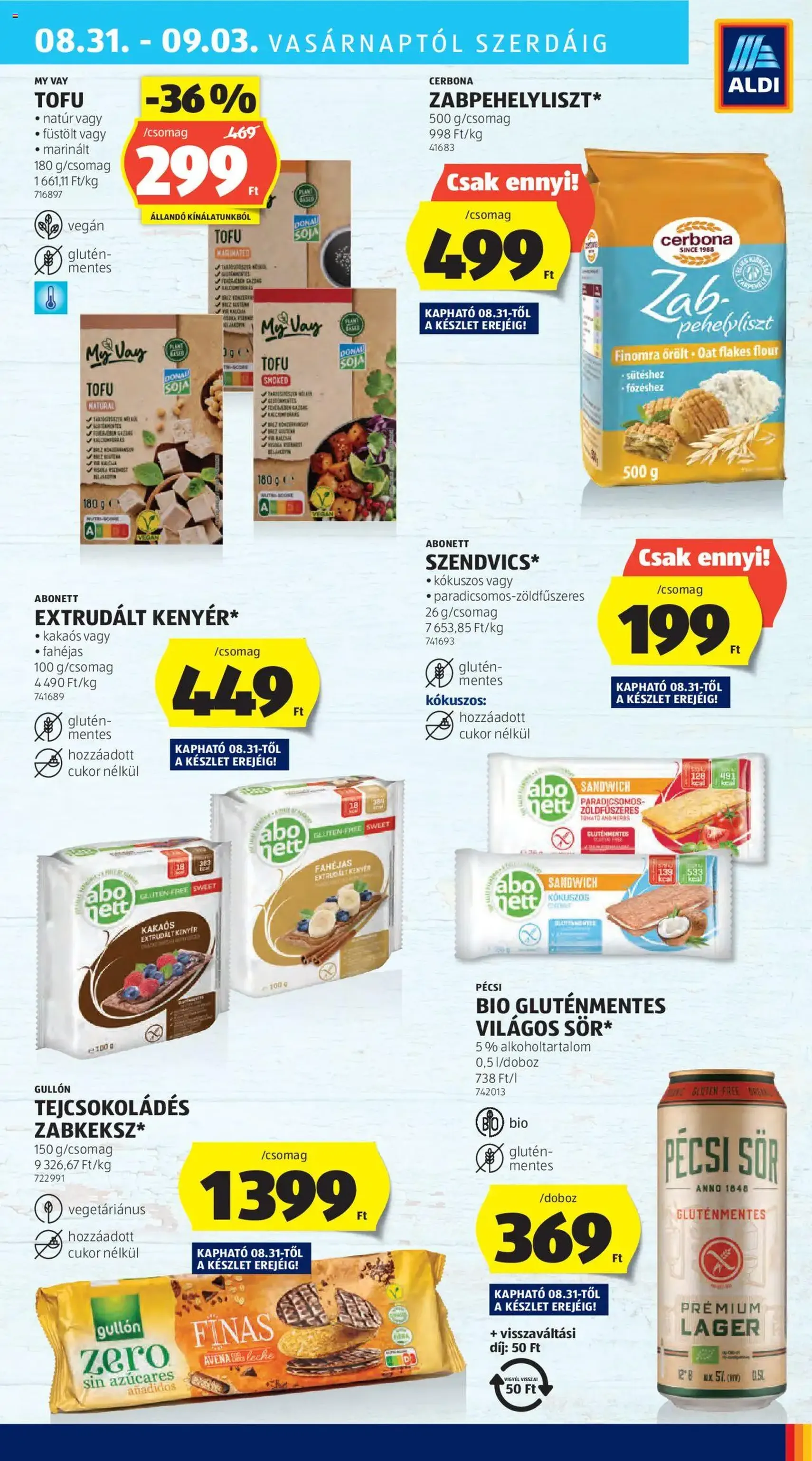 Aldi Akciós újság - 2025.08.28. érvényes szórólap 35 oldal 44 oldalból Aldi Akciós újság - 2025.08.28. érvényes szórólap 35 oldal 44 oldalból