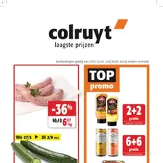 Colruyt folder / publicité - voorvertoning van de folder geldig vanaf 20/05/2026