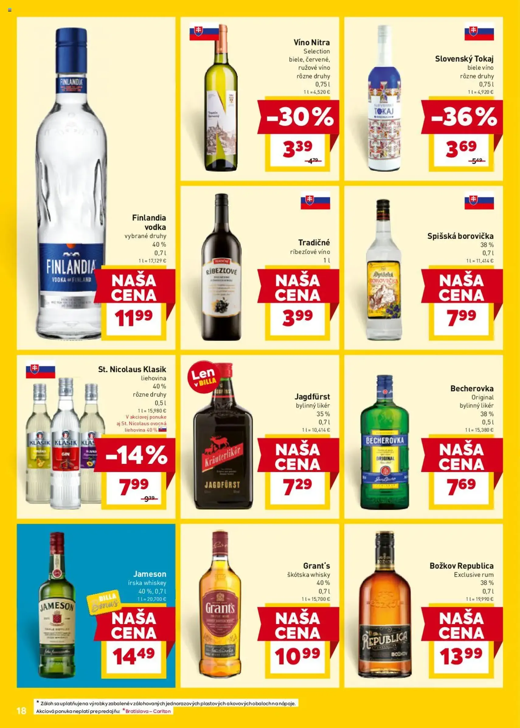 Billa leták - platný leták od 20.08.2025 strana 18 z 20