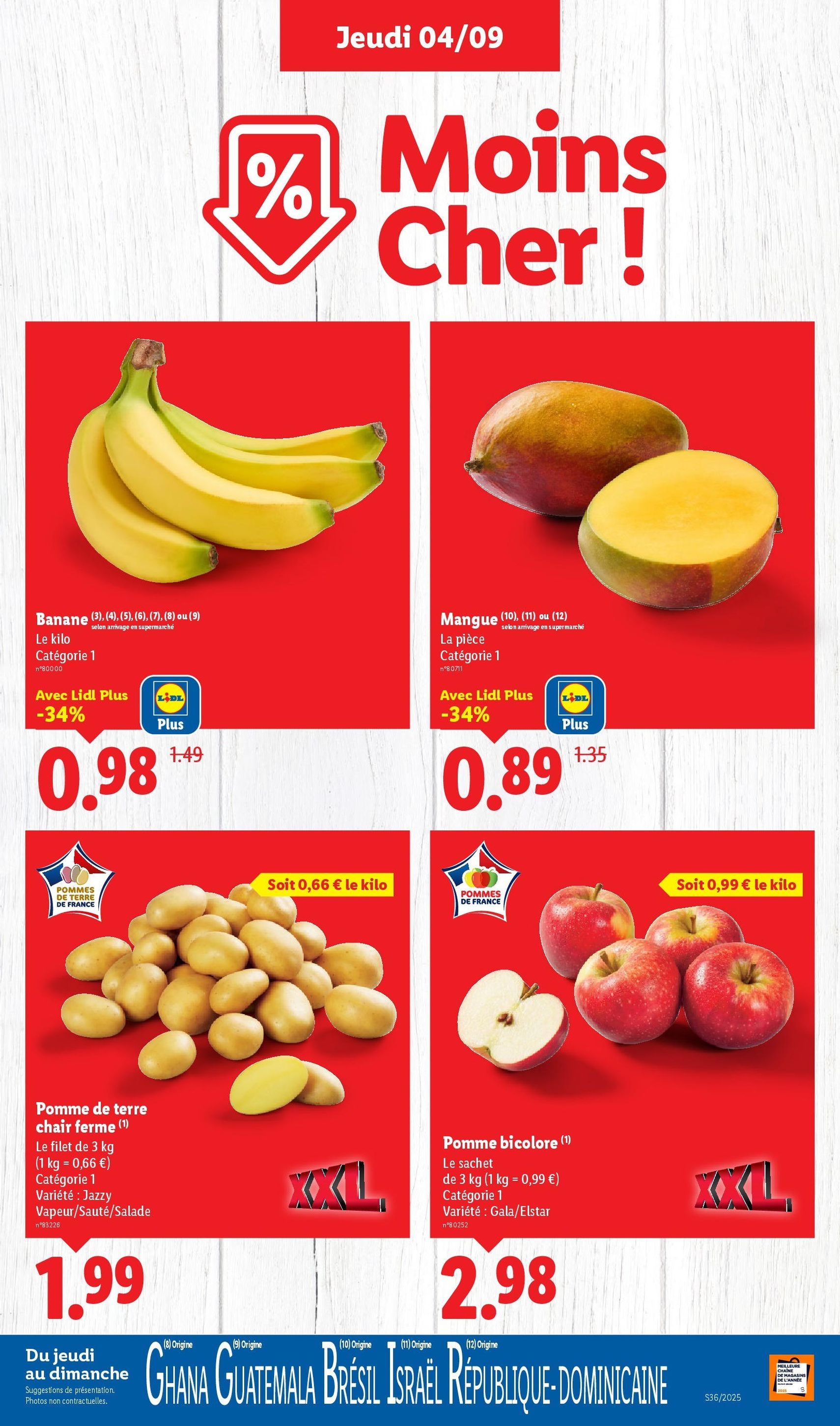 LIDL catalogue semaine 36 - brochure valable à partir du 04/09/2025, page 3 sur 73 LIDL catalogue semaine 36 - brochure valable à partir du 04/09/2025, page 3 sur 73