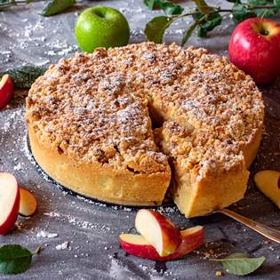 Recipe preview Fluffy Apple Crumble Cake