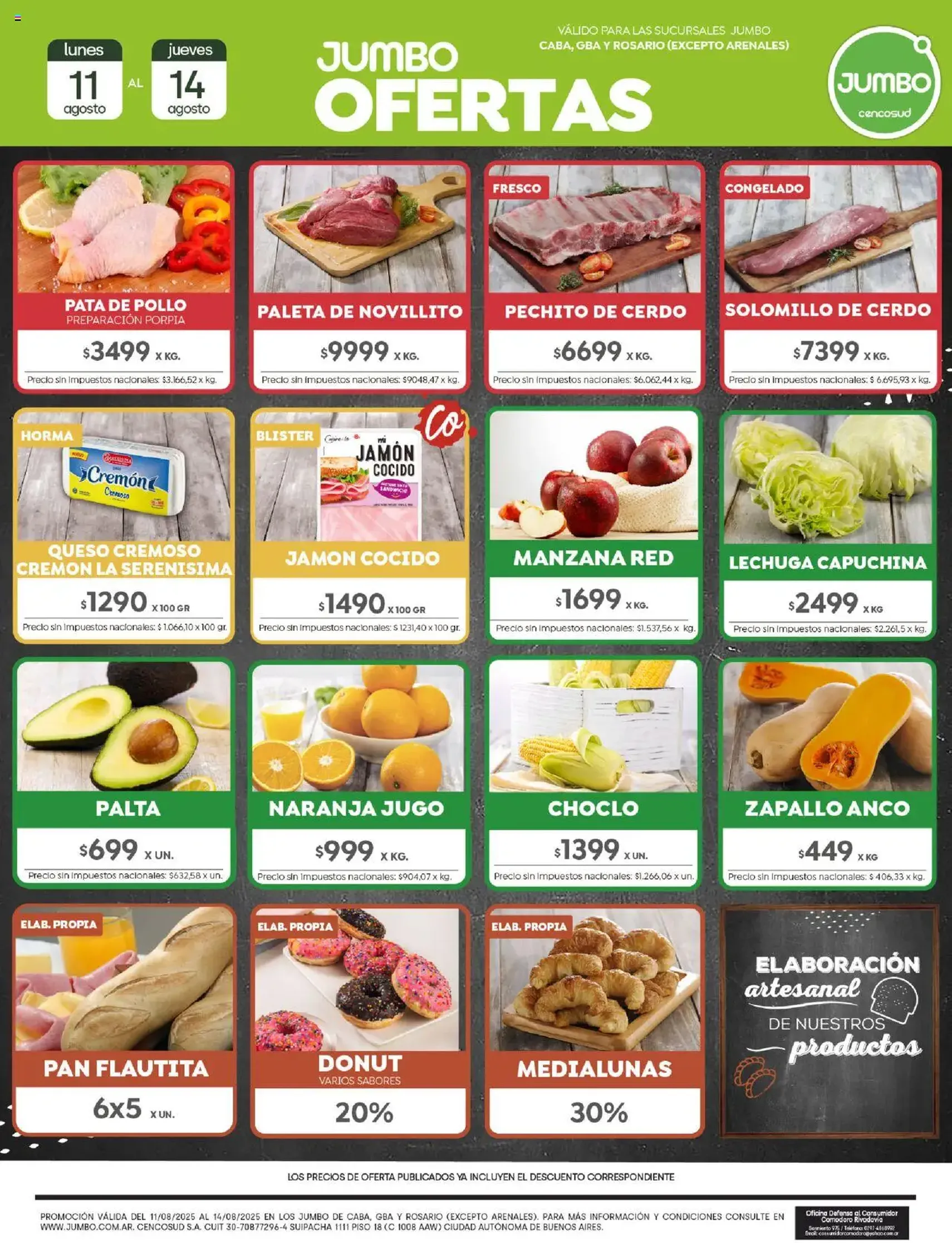 Jumbo ofertas - folleto válido desde 11/08/2025 página 1 de 2