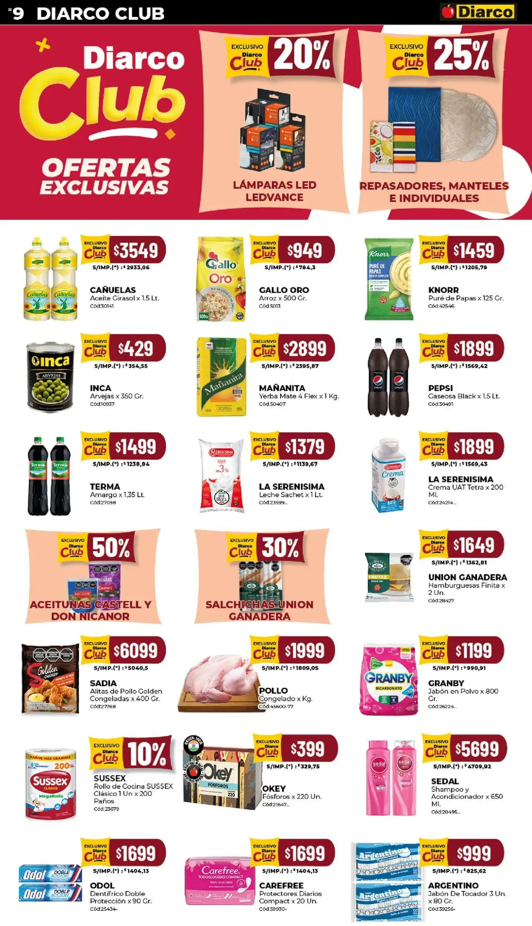 Diarco ofertas - folleto válido desde 20/10/2025 página 9 de 21 Diarco ofertas - folleto válido desde 20/10/2025 página 9 de 21