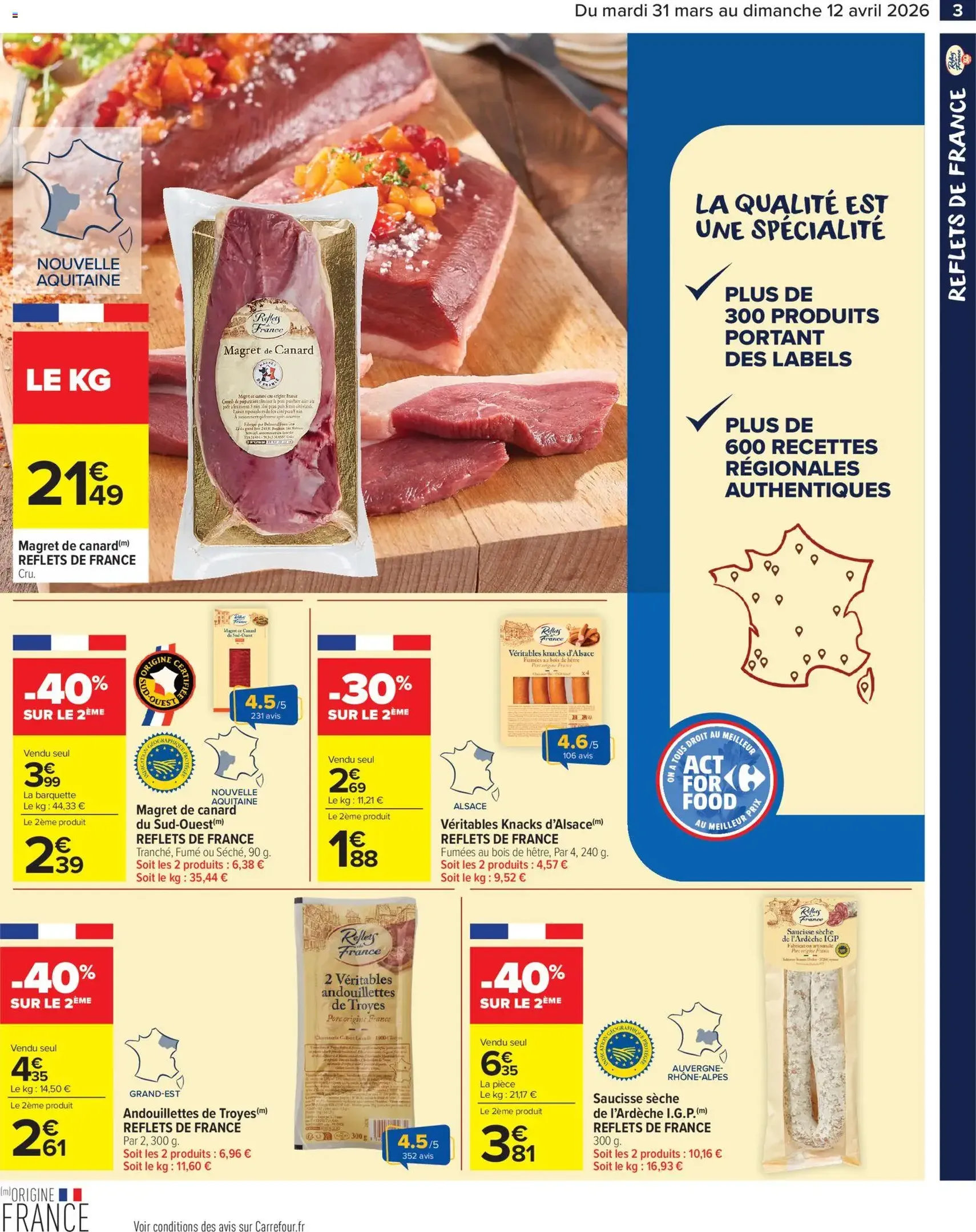 Carrefour Market catalogue semaine 14 - brochure valable à partir du 31/03/2026, page 5 sur 38