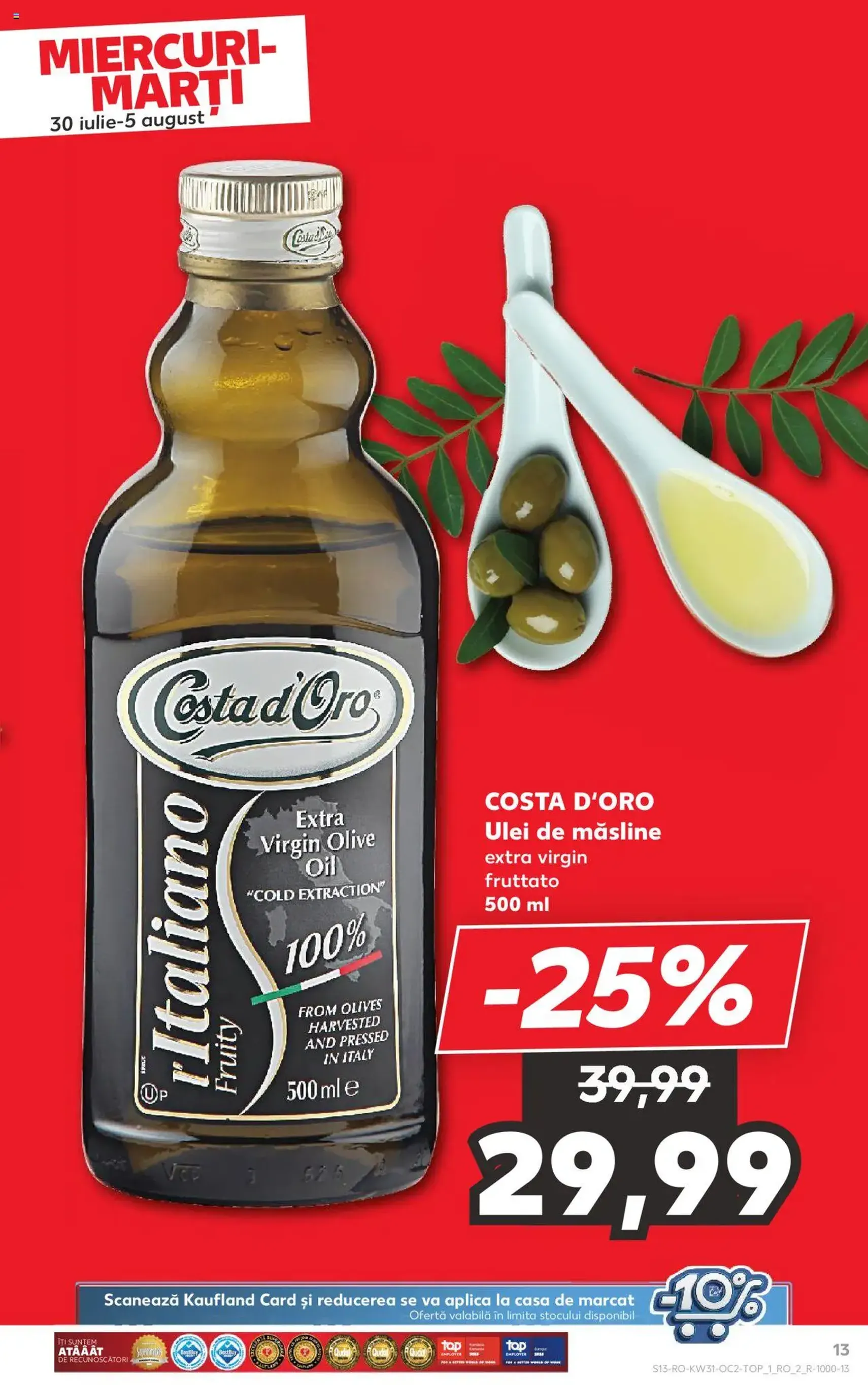 Kaufland RO - București - 2025.07.30. érvényes szórólap 13 oldal 68 oldalból Kaufland RO - București - 2025.07.30. érvényes szórólap 13 oldal 68 oldalból