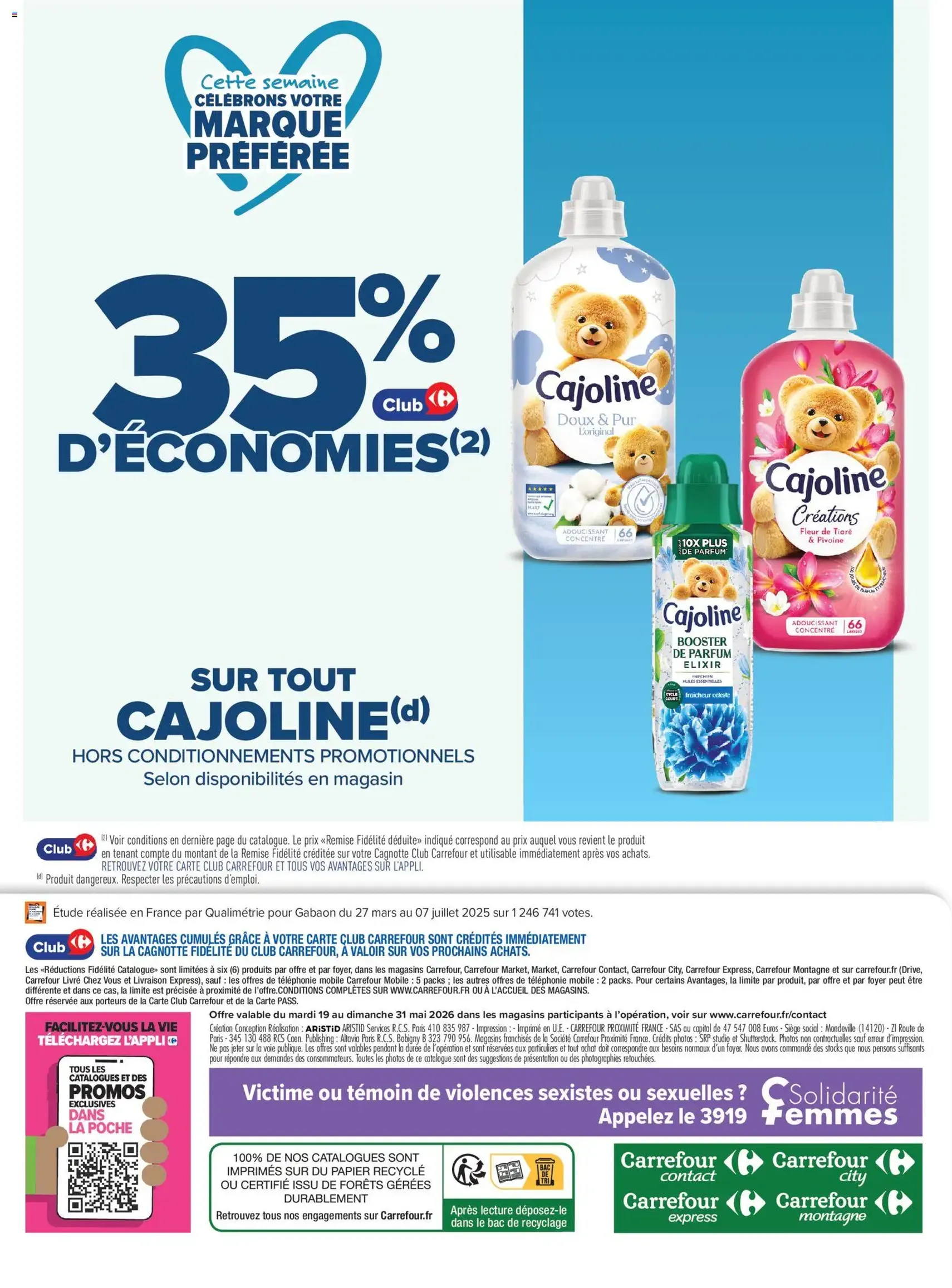 Carrefour contact catalogue - brochure valable à partir du 19/05/2026, page 28 sur 28