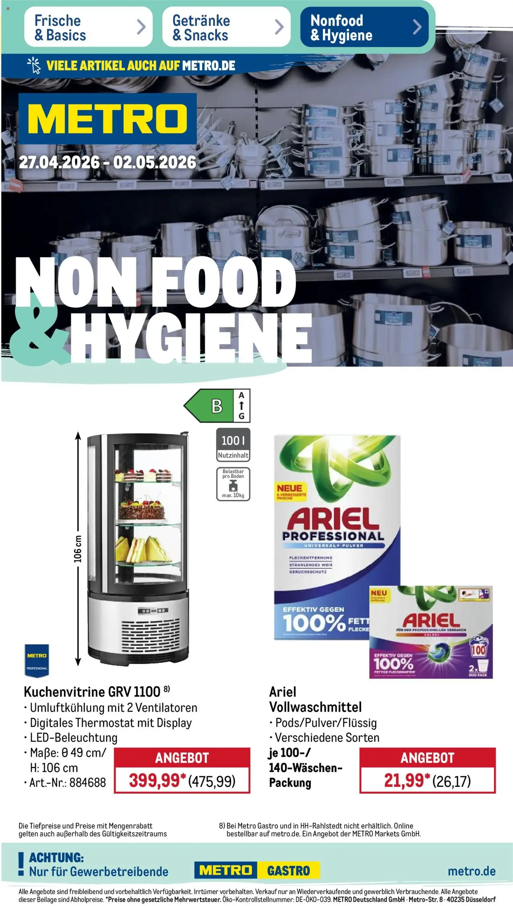 Metro Prospekt - Gültiger Prospekt ab 27.04.2026, Seite 39 von insgesamt 52