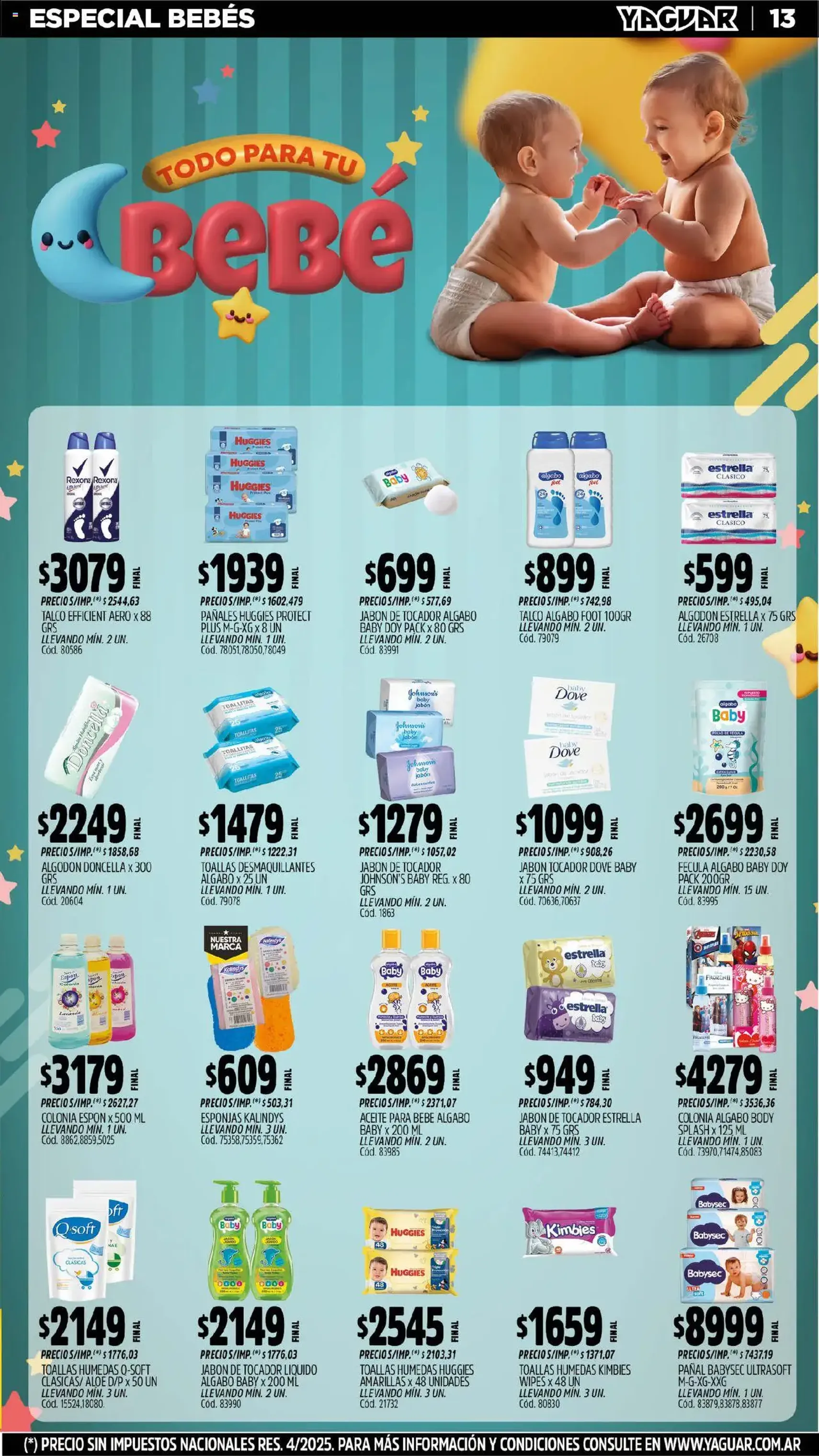 Yaguar catálogo - folleto válido desde 21/07/2025 página 15 de 33 Yaguar catálogo - folleto válido desde 21/07/2025 página 15 de 33