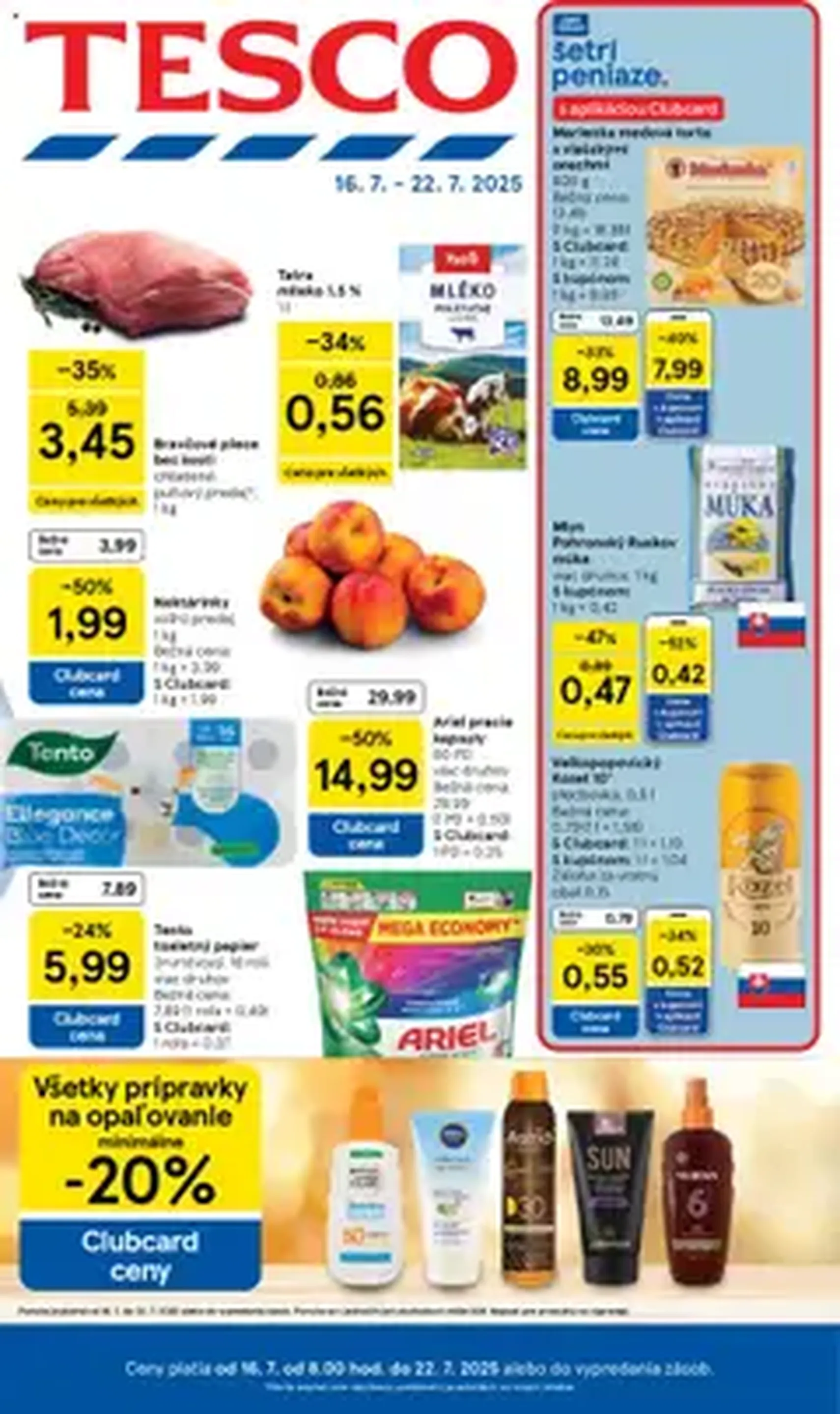 Tesco Hypermarket - leták - platný leták od 16.07.2025 strana 1 z 1