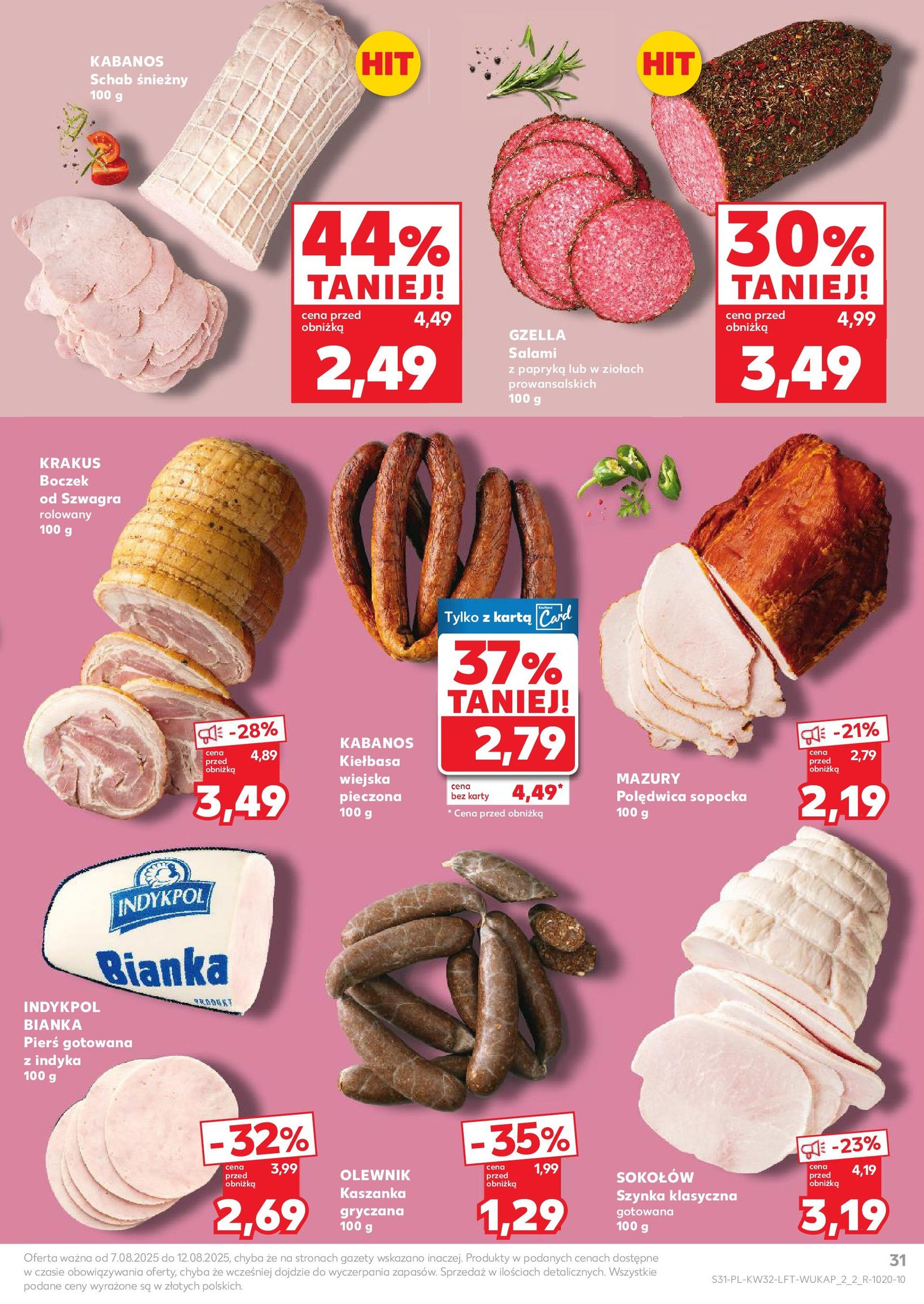 Kaufland gazetka - ważny gazetka od 07.08.2025 strona 31 z 65 Kaufland gazetka - ważny gazetka od 07.08.2025 strona 31 z 65