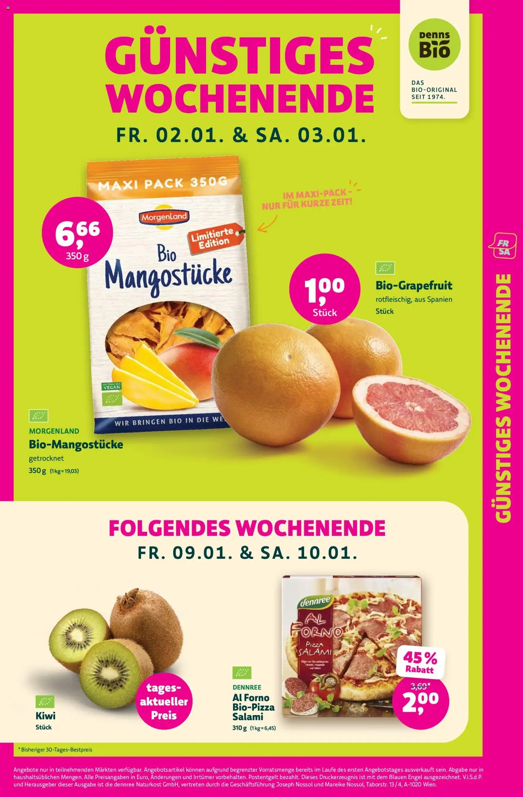 Denns BioMarkt Angebote - Gültiger Prospekt ab 02.01.2025, Seite 2 von insgesamt 18