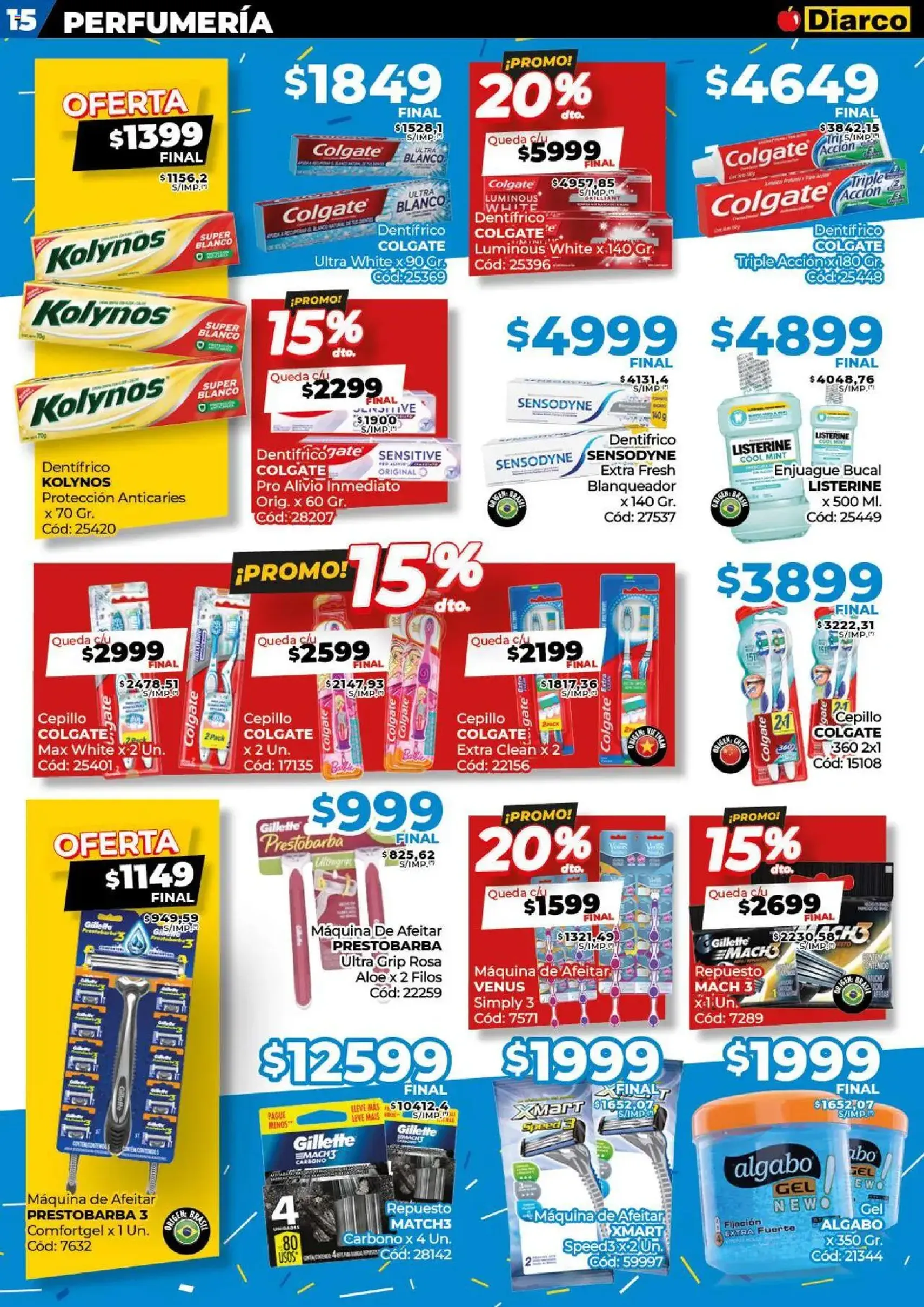 Diarco ofertas - folleto válido desde 15/09/2025 página 15 de 23 Diarco ofertas - folleto válido desde 15/09/2025 página 15 de 23