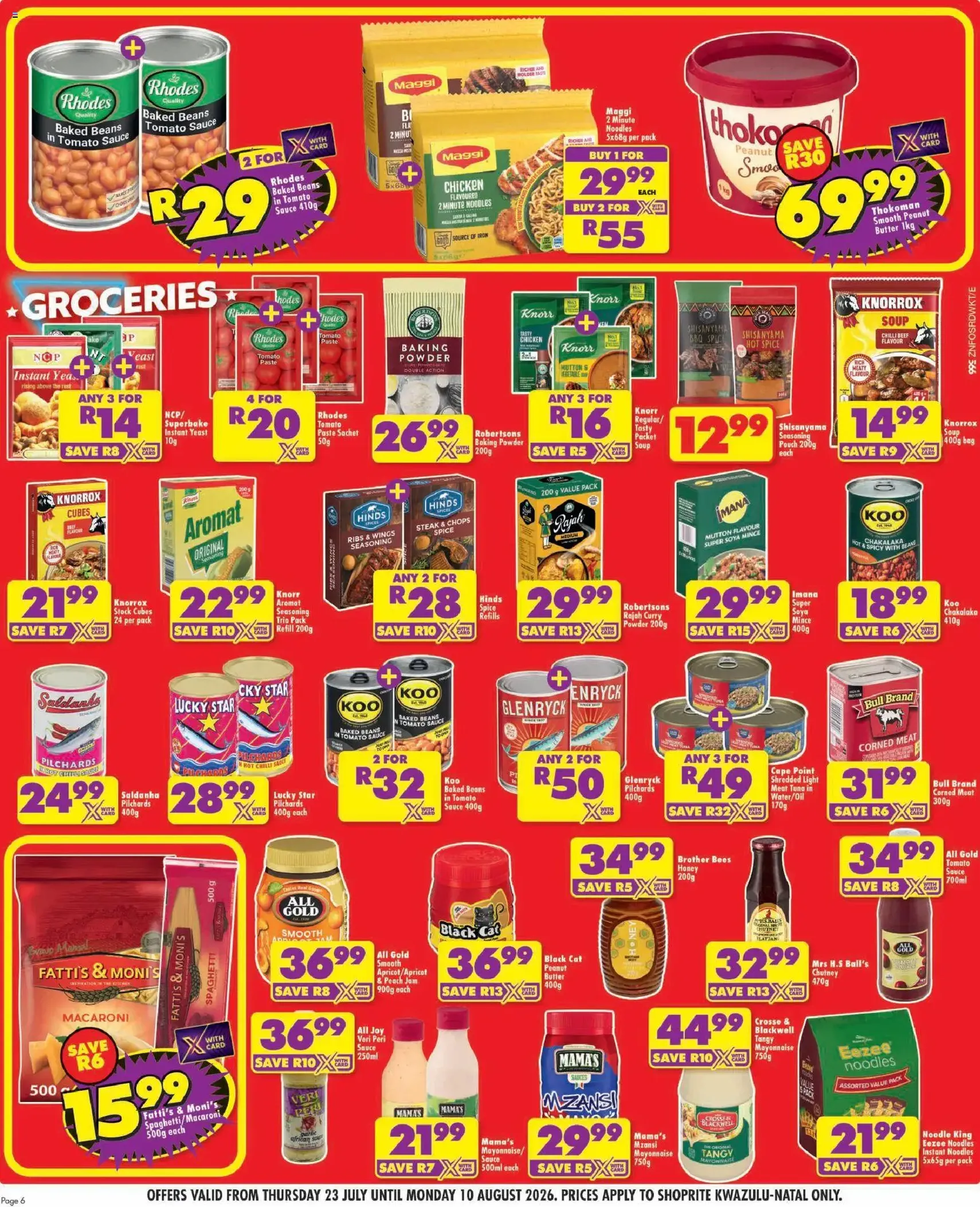 Shoprite Specials - valid flyer from 23/07/2026, page 6 of 12