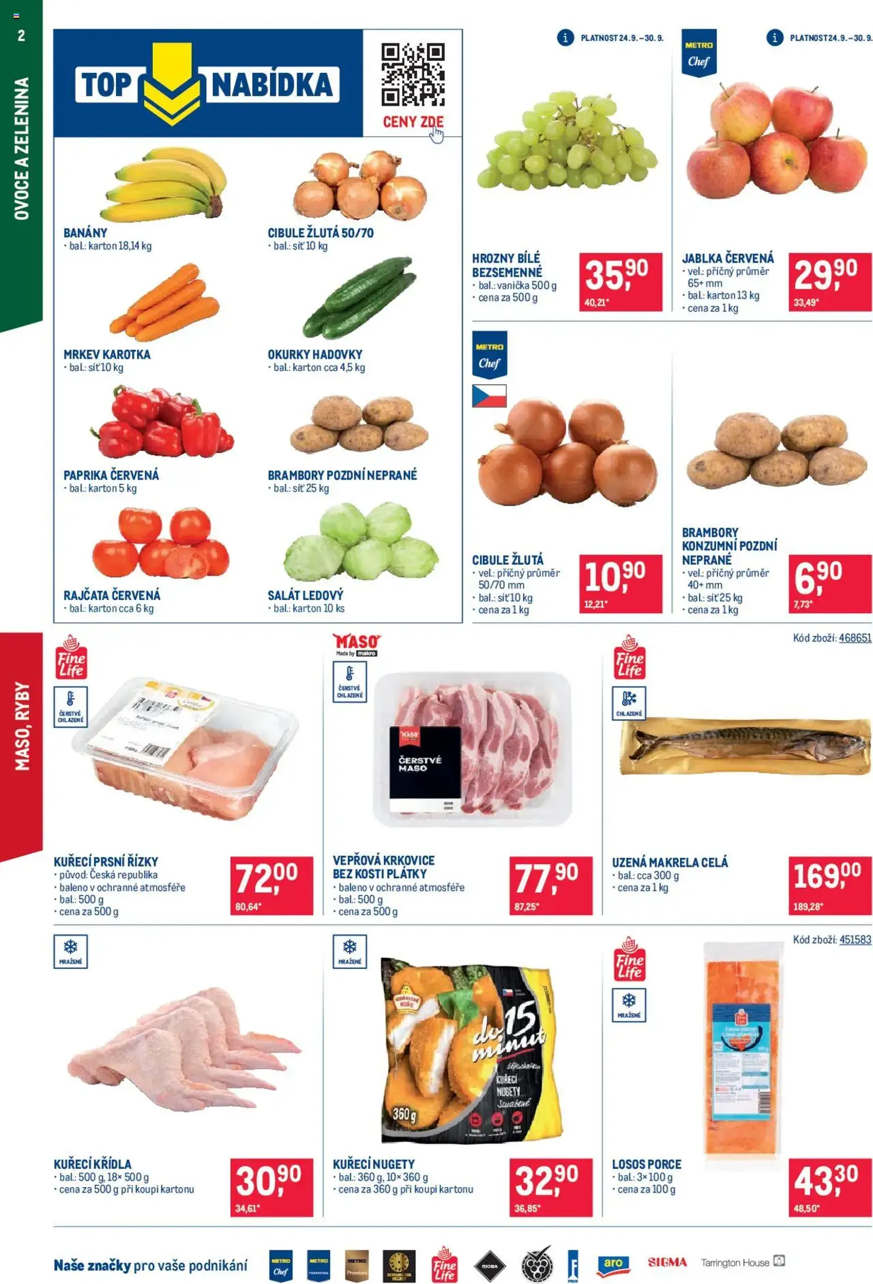 Makro leták - Maloobchod - platný leták od 24.09.2025 strana 2 z 18