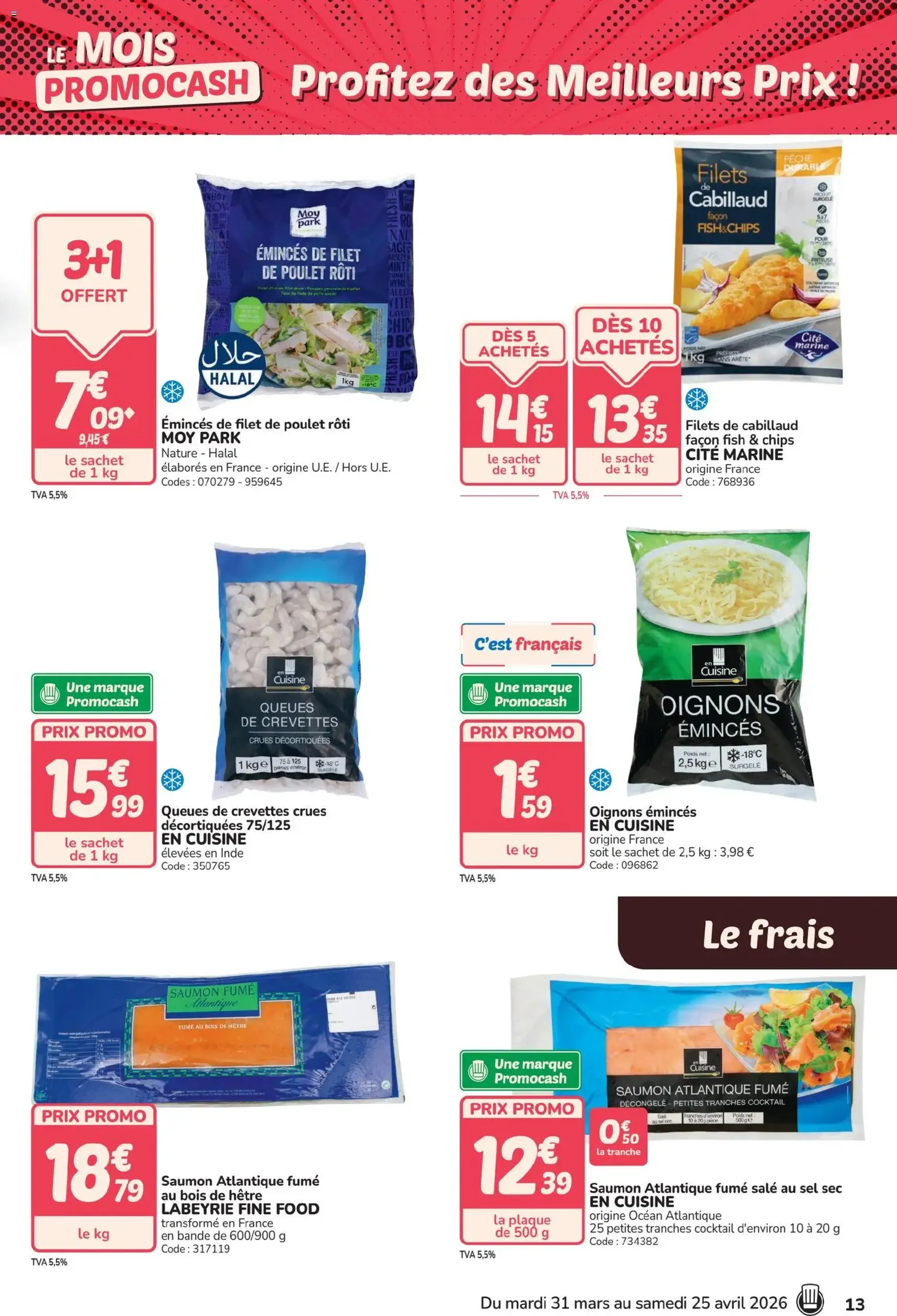 Promocash catalogue - brochure valable à partir du 31/03/2026, page 13 sur 44