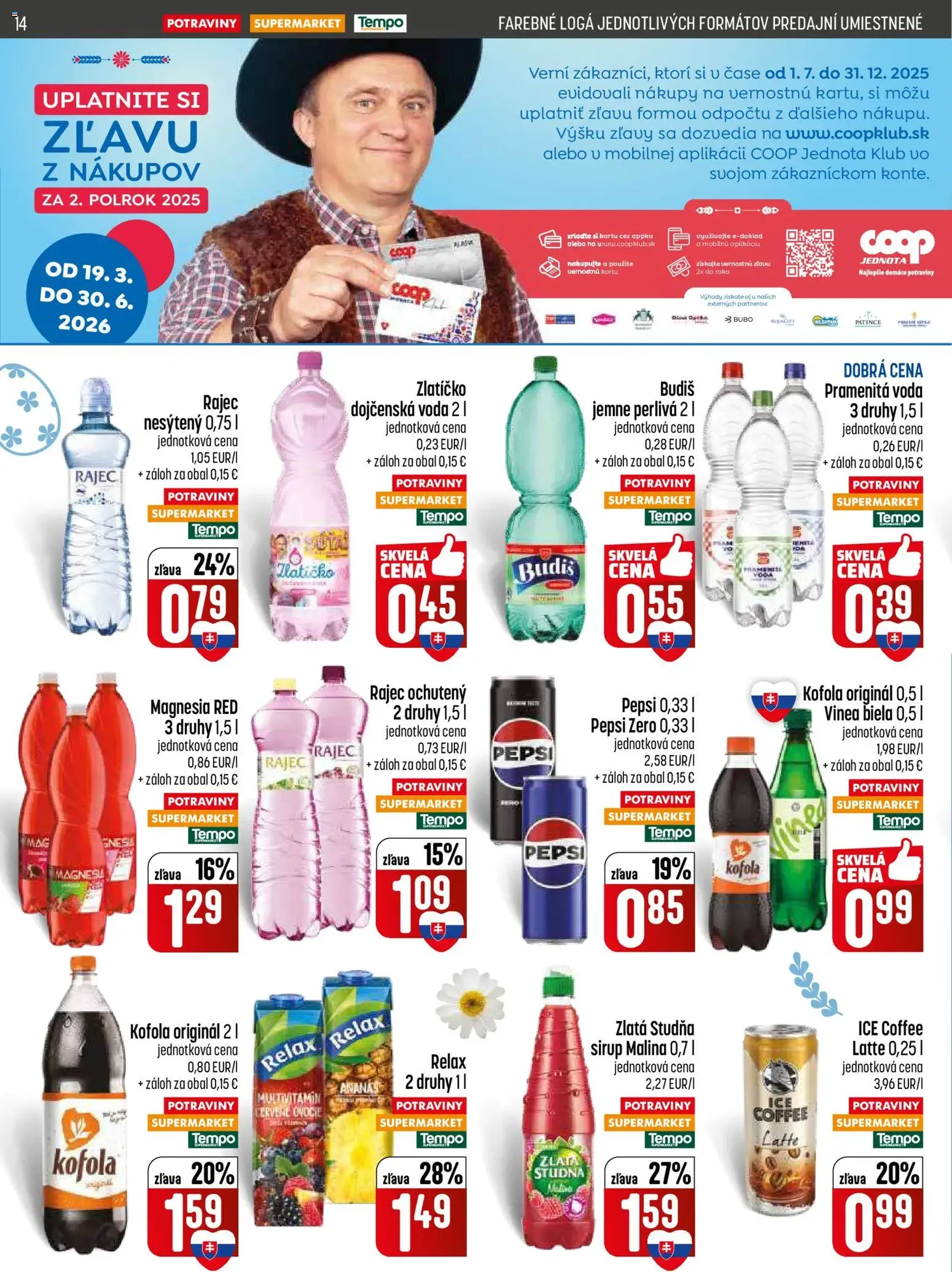 COOP Jednota leták - platný leták od 12.03.2026 strana 14 z 32