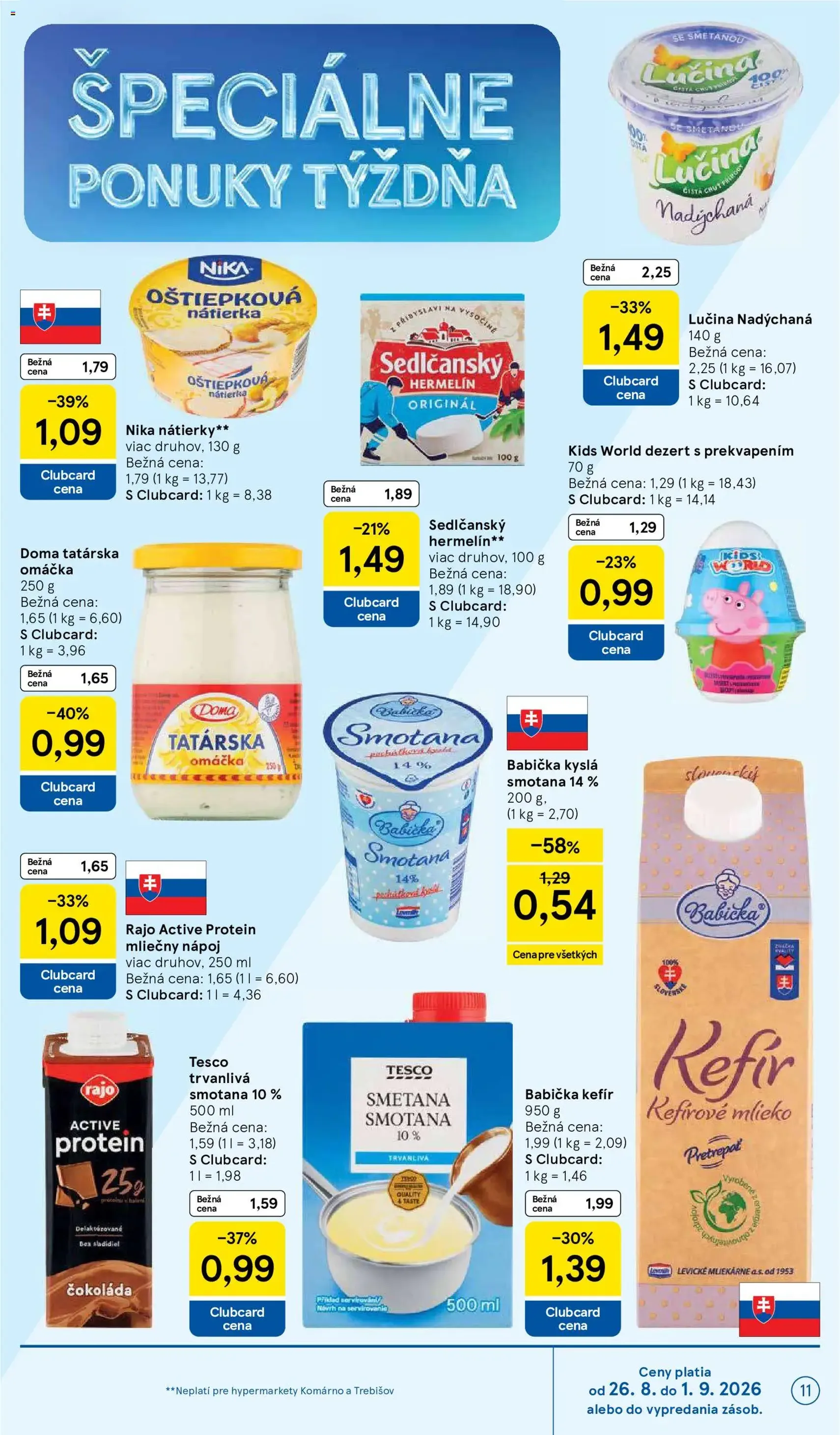 Tesco Hypermarket - leták - platný leták od 26.08.2026 strana 11 z 58