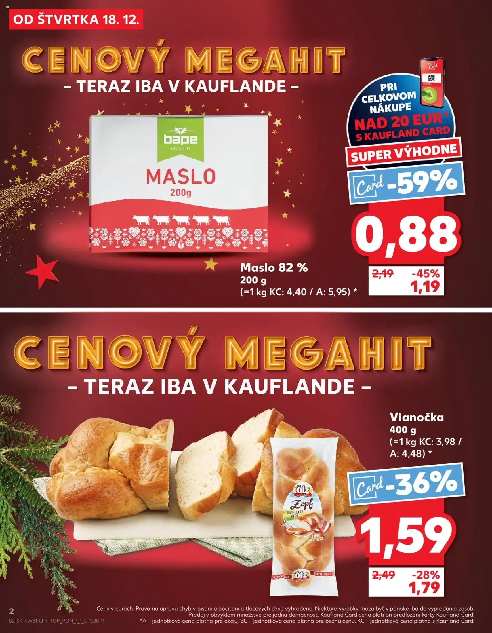 Kaufland SK Akciós újság - 2025.12.18. érvényes szórólap 2 oldal 78 oldalból