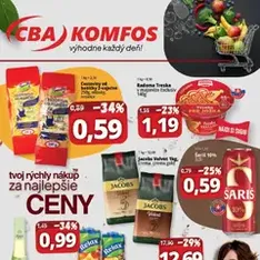 CBA Komfos leták - náhľad letáku platný od 19.06.2026