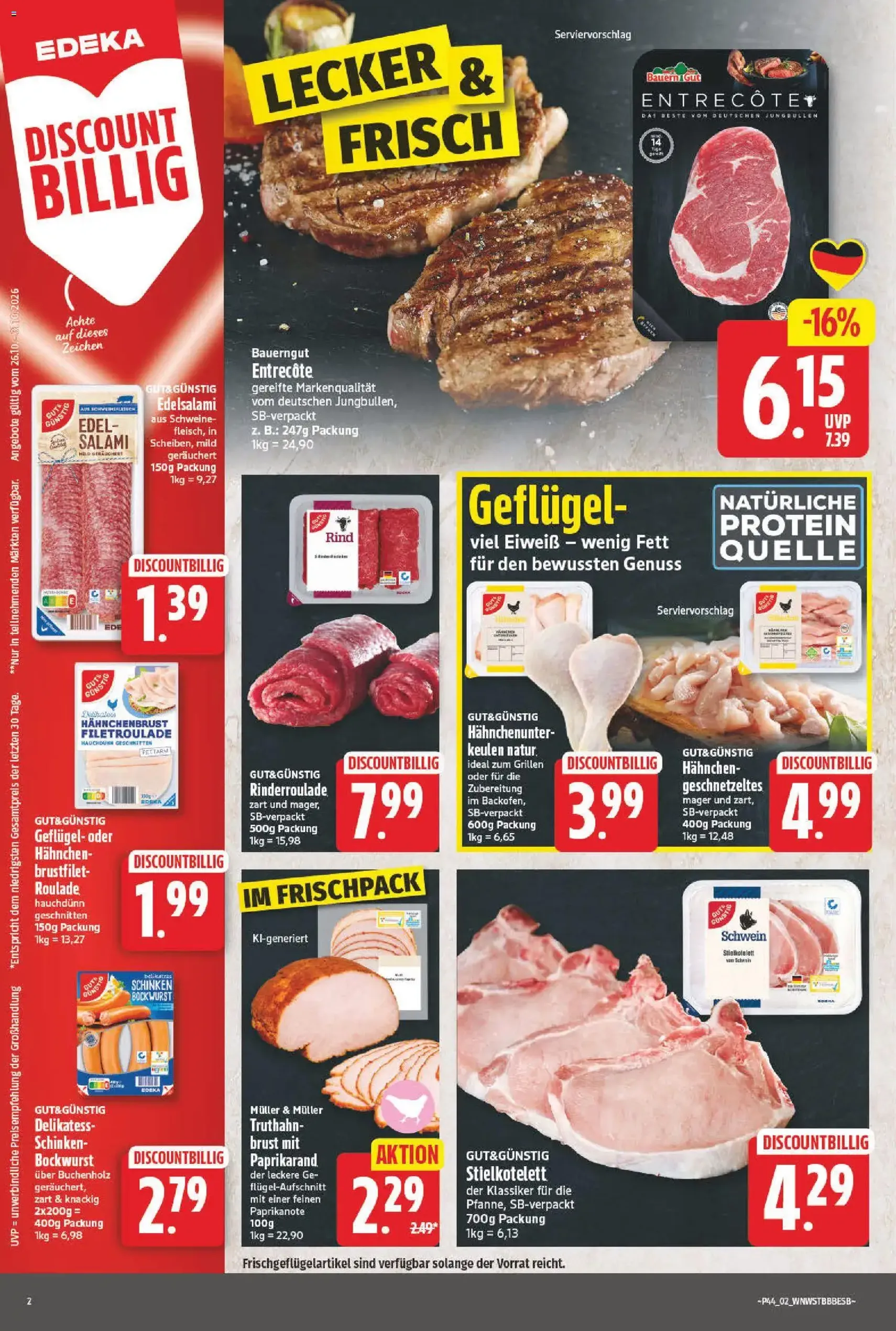 NP Discount Prospekt - Gültiger Prospekt ab 26.10.2026, Seite 2 von insgesamt 15